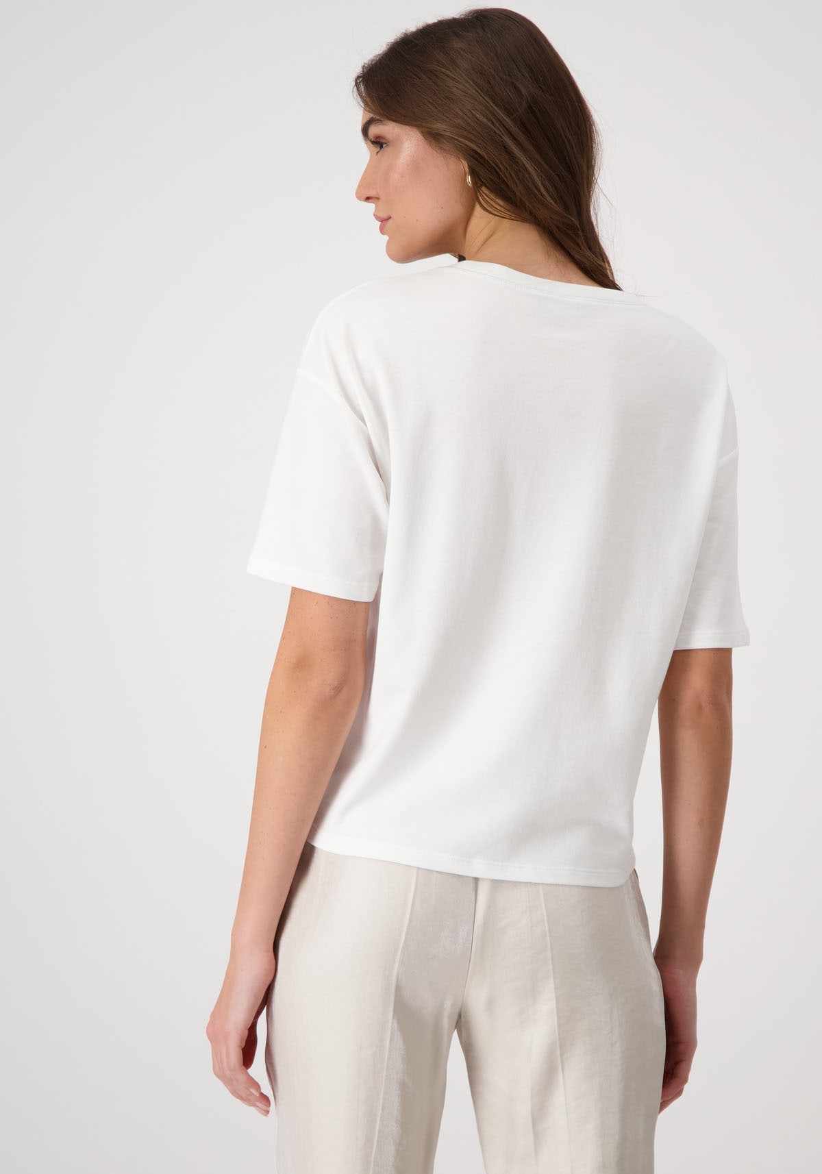 Monari Rundhalsshirt, mit Frontprint
