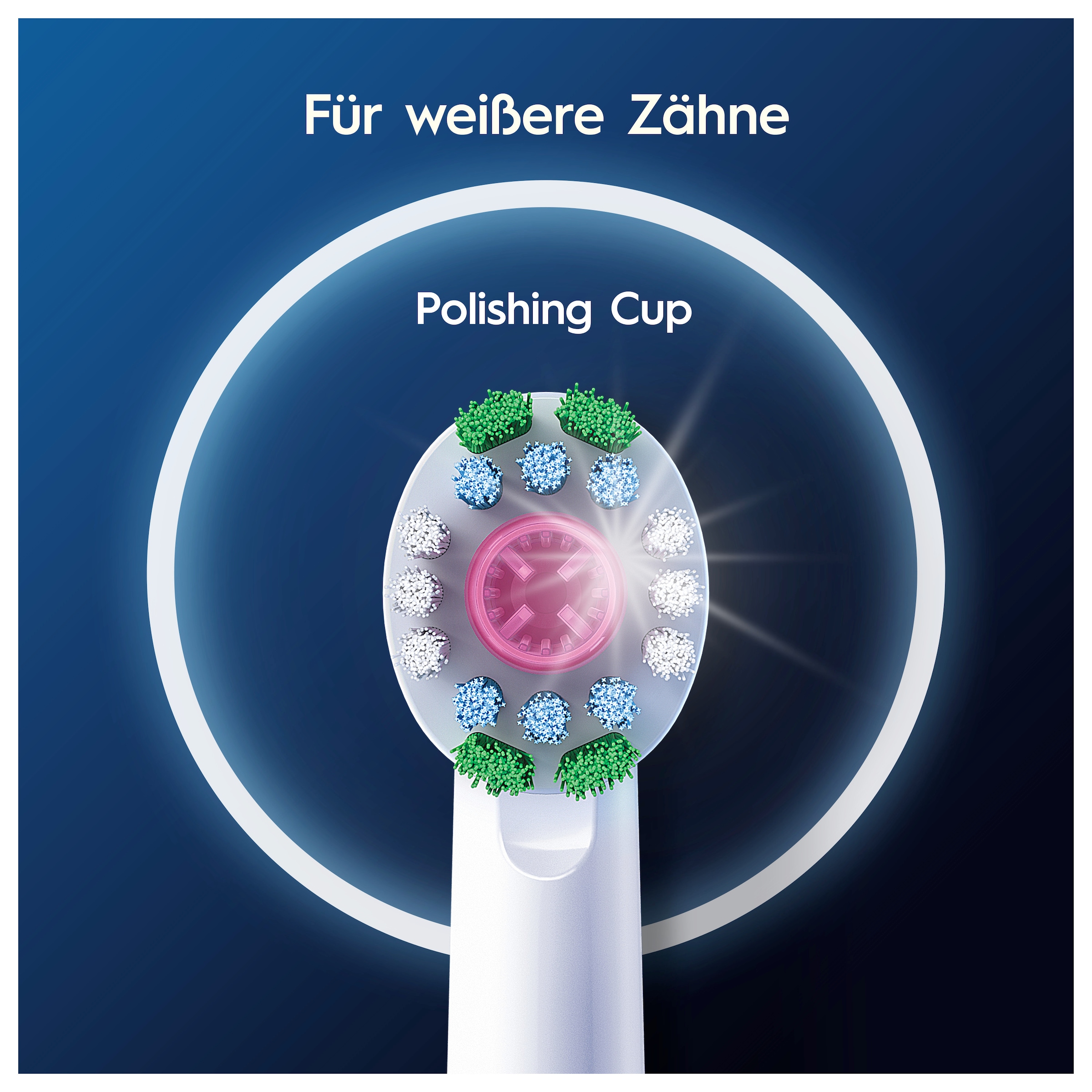 Oral-B Aufsteckbürsten »Pro 3DWhite« aufhellende Zahnreinigung mit innovativen X-förmigen Borsten
