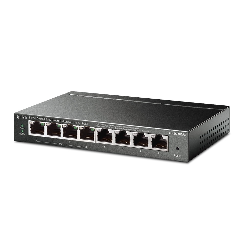 Image of TP-Link Netzwerk-Switch »TL-SG108PE 8-Port Gigabit Desktop POE Smart Switch«, (1 St.) bei Ackermann Versand Schweiz