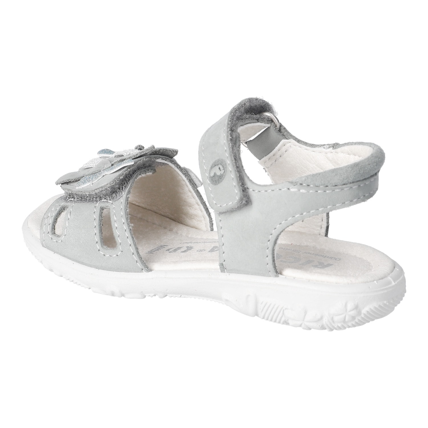 Ricosta Sandale »Mirella«  Chaussure à scratch avec décoration, gabarit de taille à télécharger
