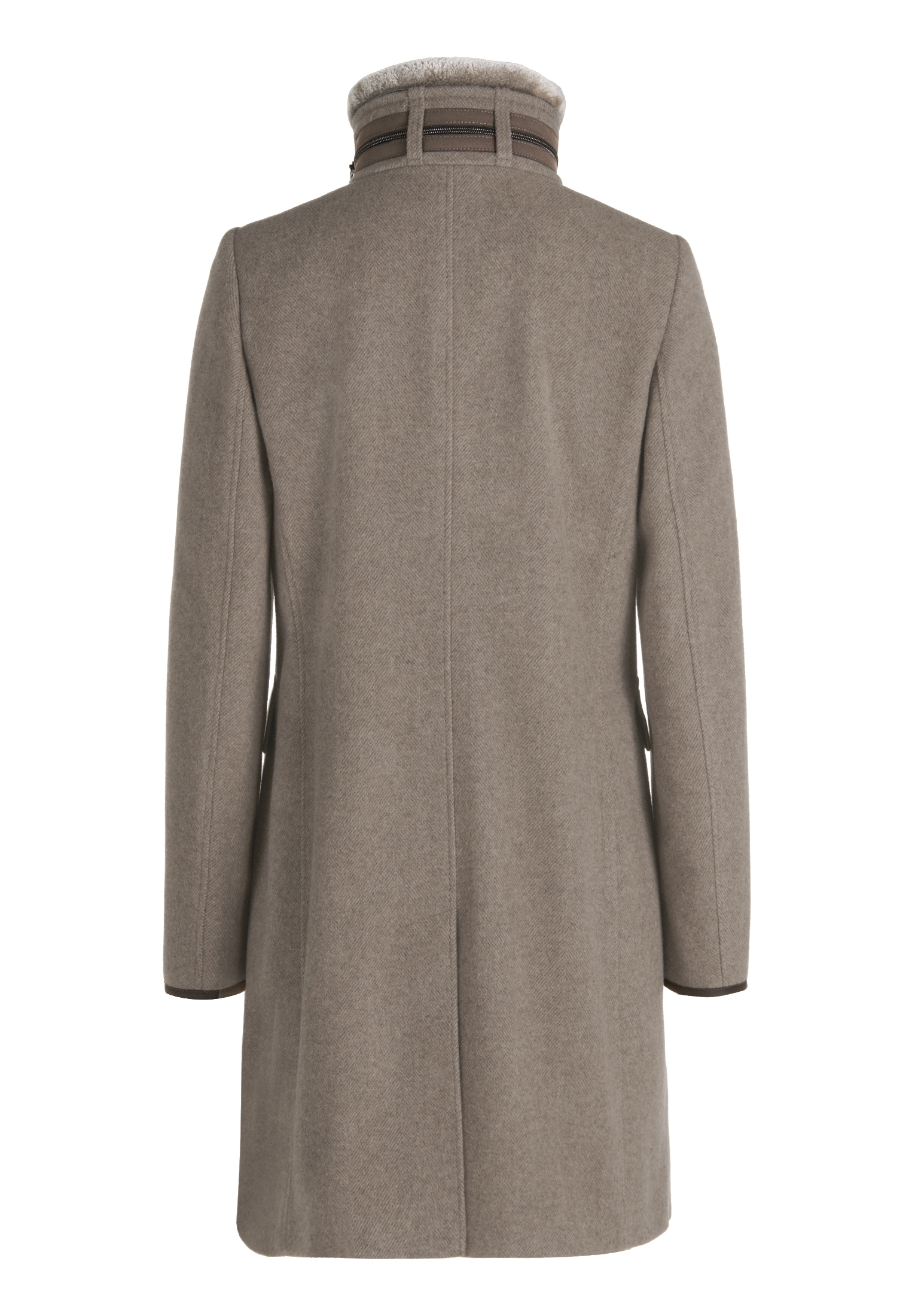Gil Bret Manteau en laine insertion de col chauffante amovible