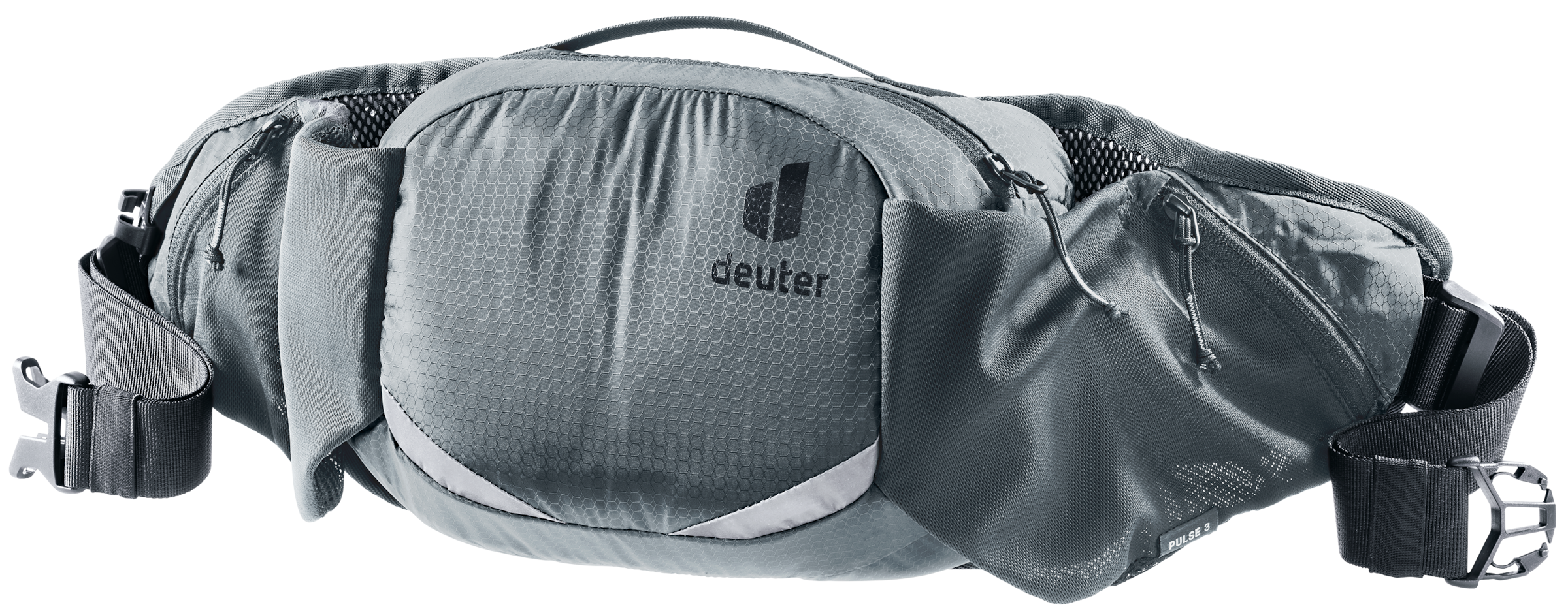 Deuter, Unisex, deuter Gürteltasche »PULSE 3 L« für sportliche Aktivitäten und Radsport, mit Hüftgurttaschen, graphite, B/H/T: 30cm x 18cm x 11cm, 
