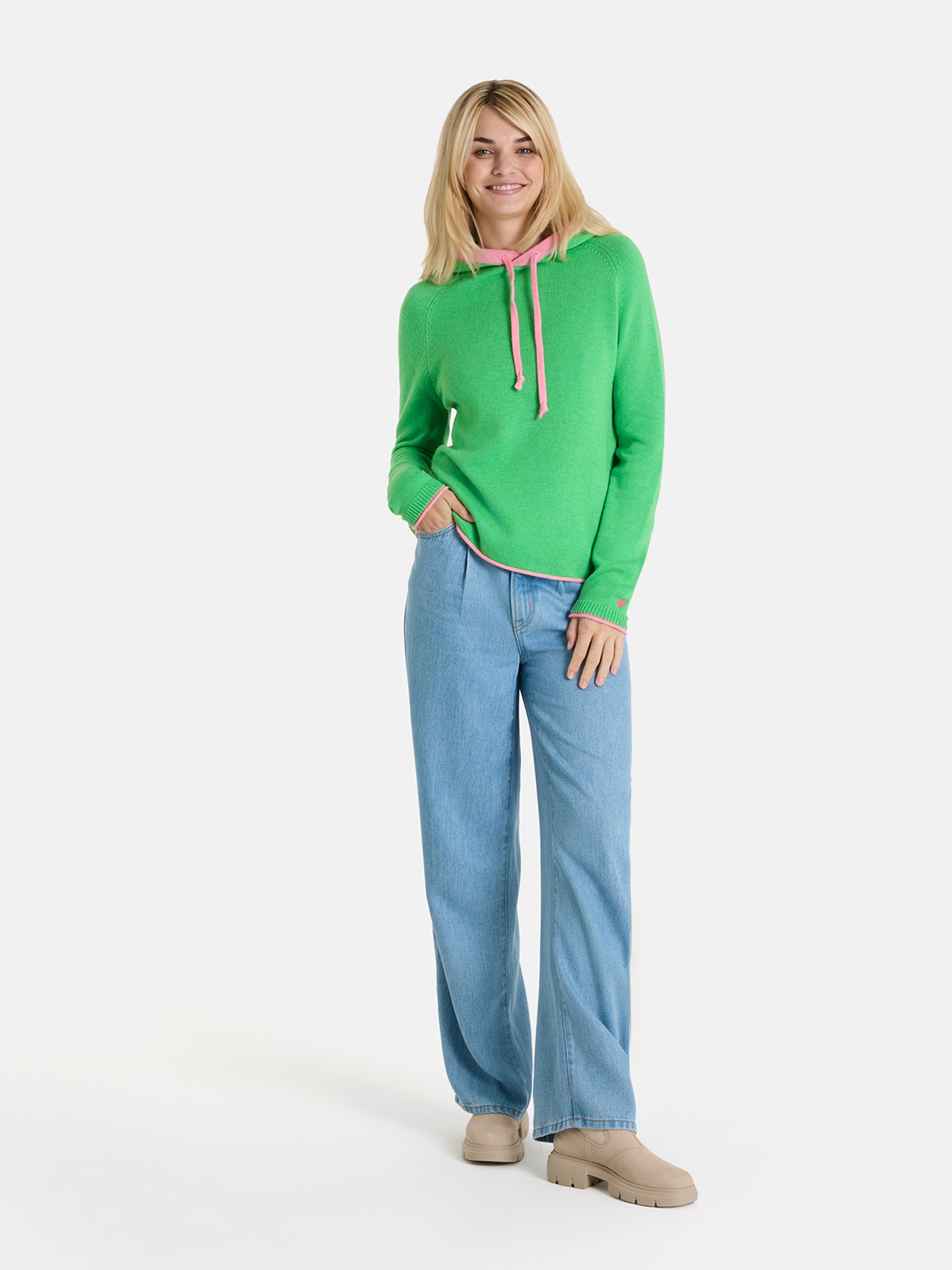 Lieblingsstück Pull à capuche »PinarL« avec cachemire