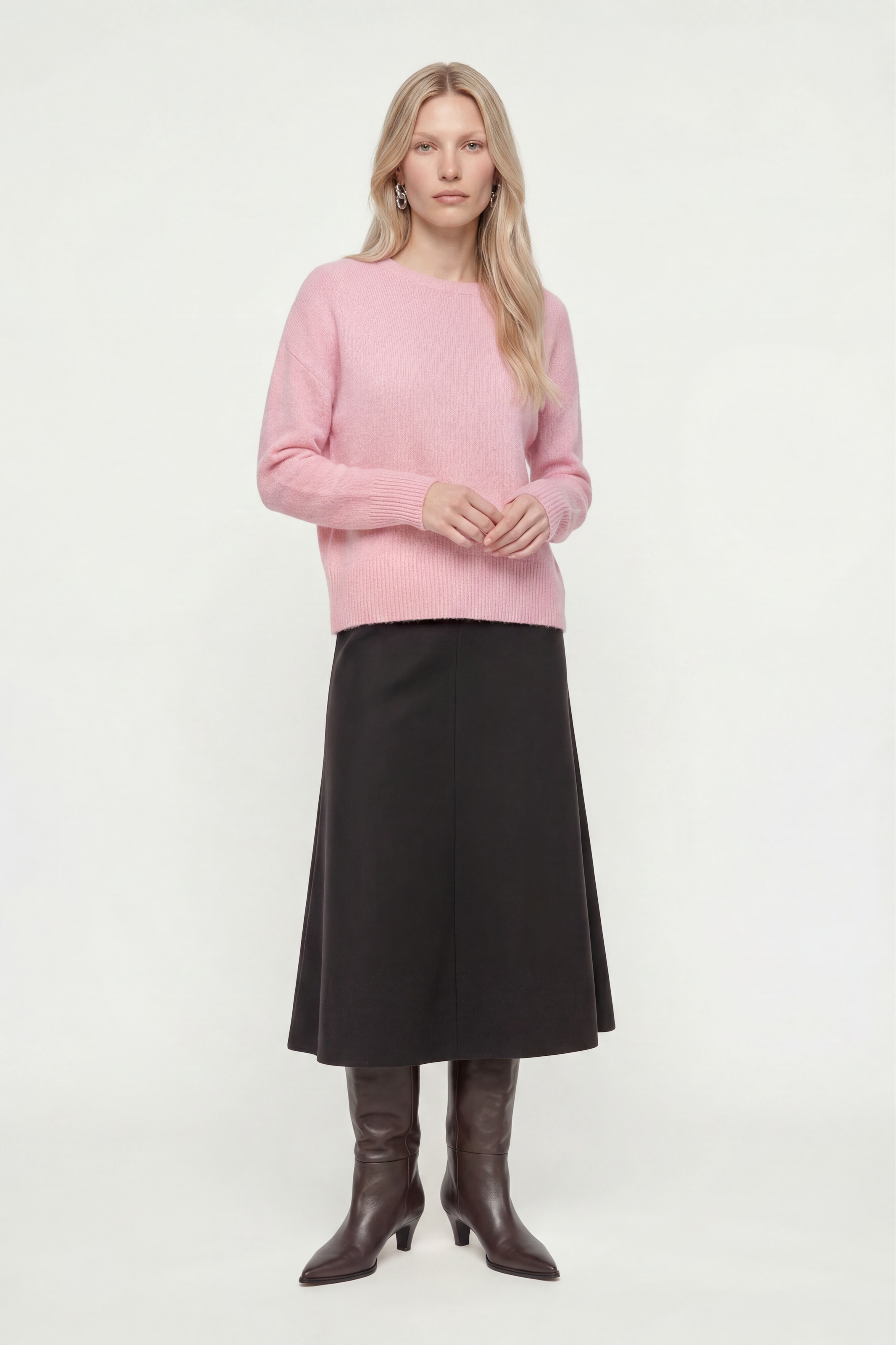 RICHROYAL Pull en tricot Coupe régulière avec col rond