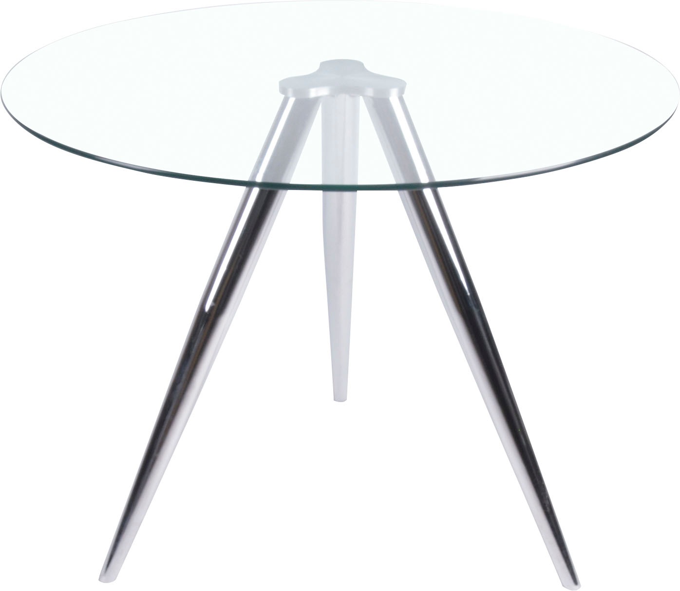Image of SalesFever Esstisch mit modernem Chrom Gestell