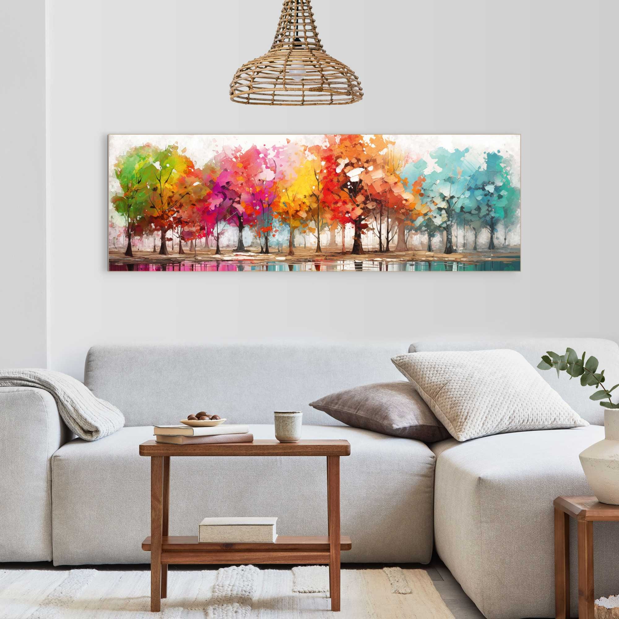 Image of Reinders Wandbild "Colour Forest"