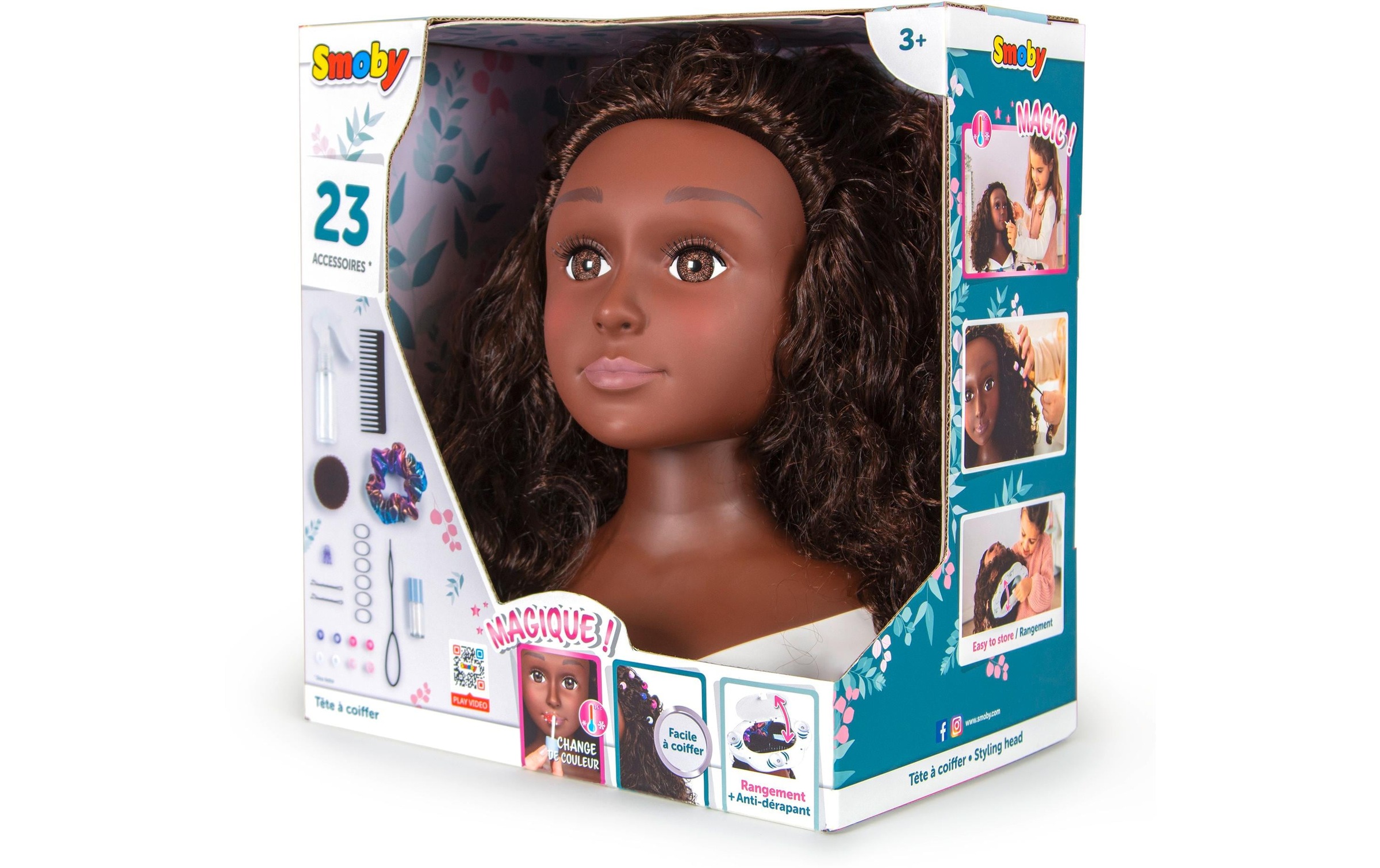 Smoby Frisier- & Schminkkopf »afro«