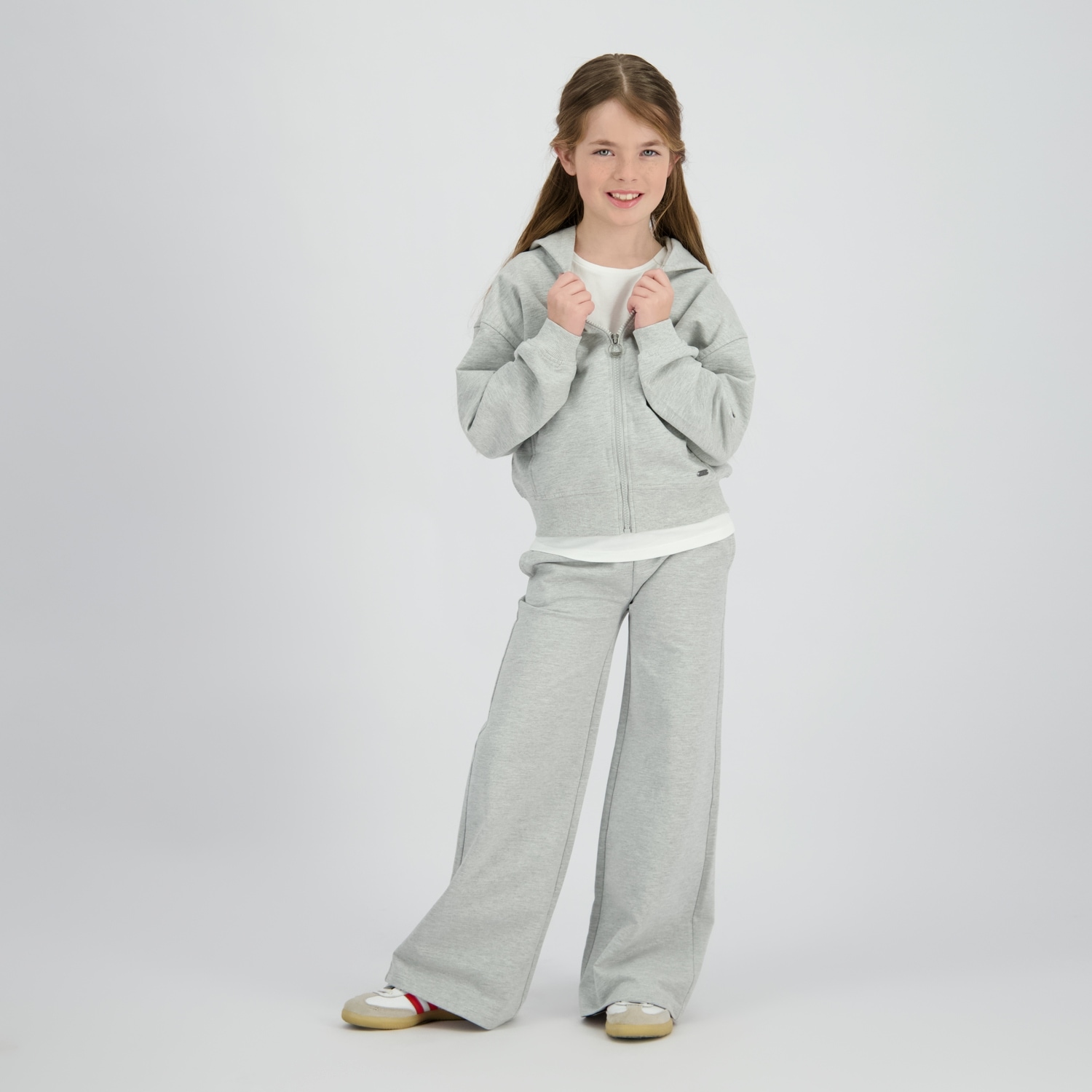 Vingino Pantalon sweat  avec jambe évasée et élastique, pour filles