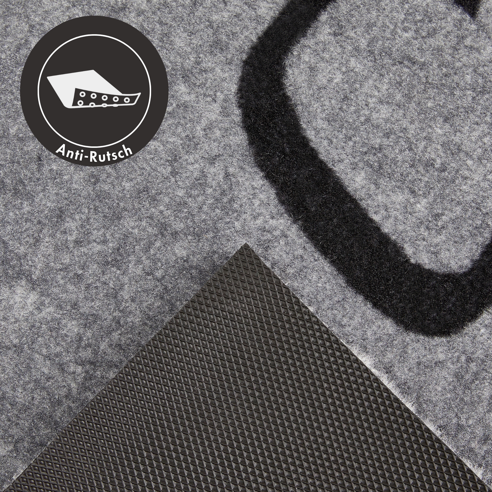 my home Läufer »Camping« rechteckig 8,5 mm Höhe mit Schriftzug, ideal für Camper & Wohnwagen, In- und Outdoor geeignet