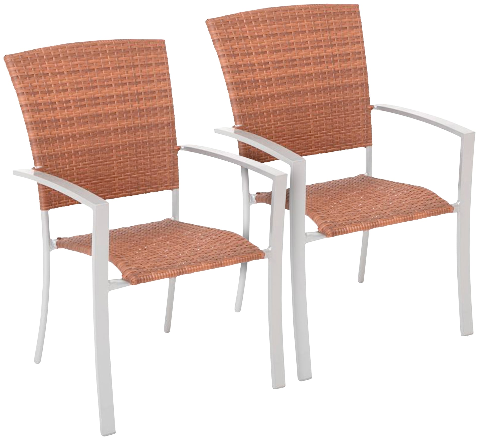 Image of MERXX Gartenstuhl "Savonna" (Set) 2 Stk.2er Set, Polyrattan, stapelbar, 2er Set