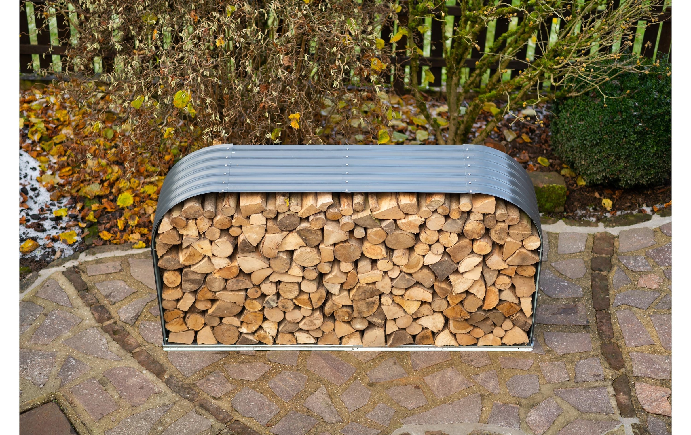 WESTMANN Kaminholzregal aus verzinktem Stahl