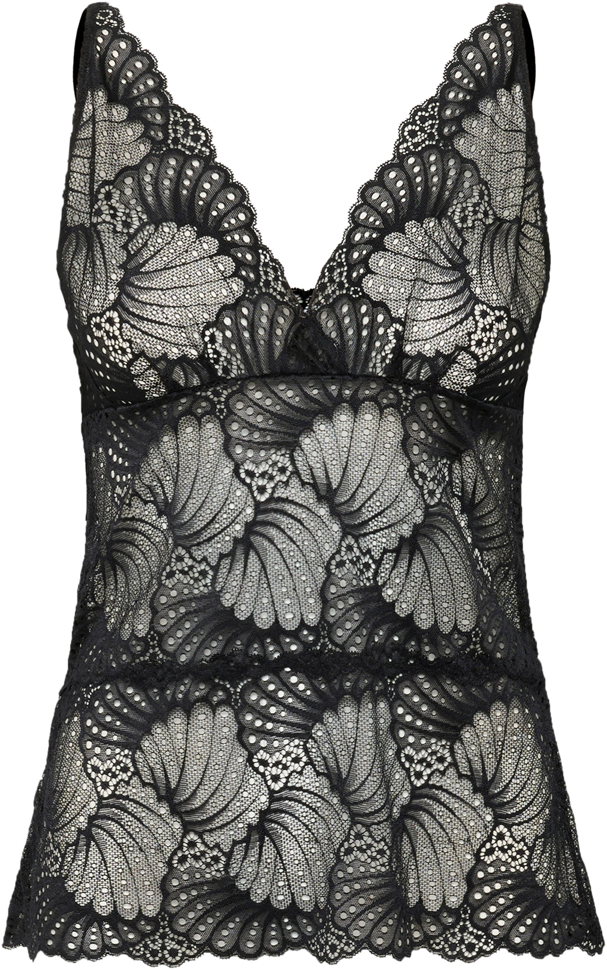 Saint Tropez Spitzentop »DaisySZ top«, transparent