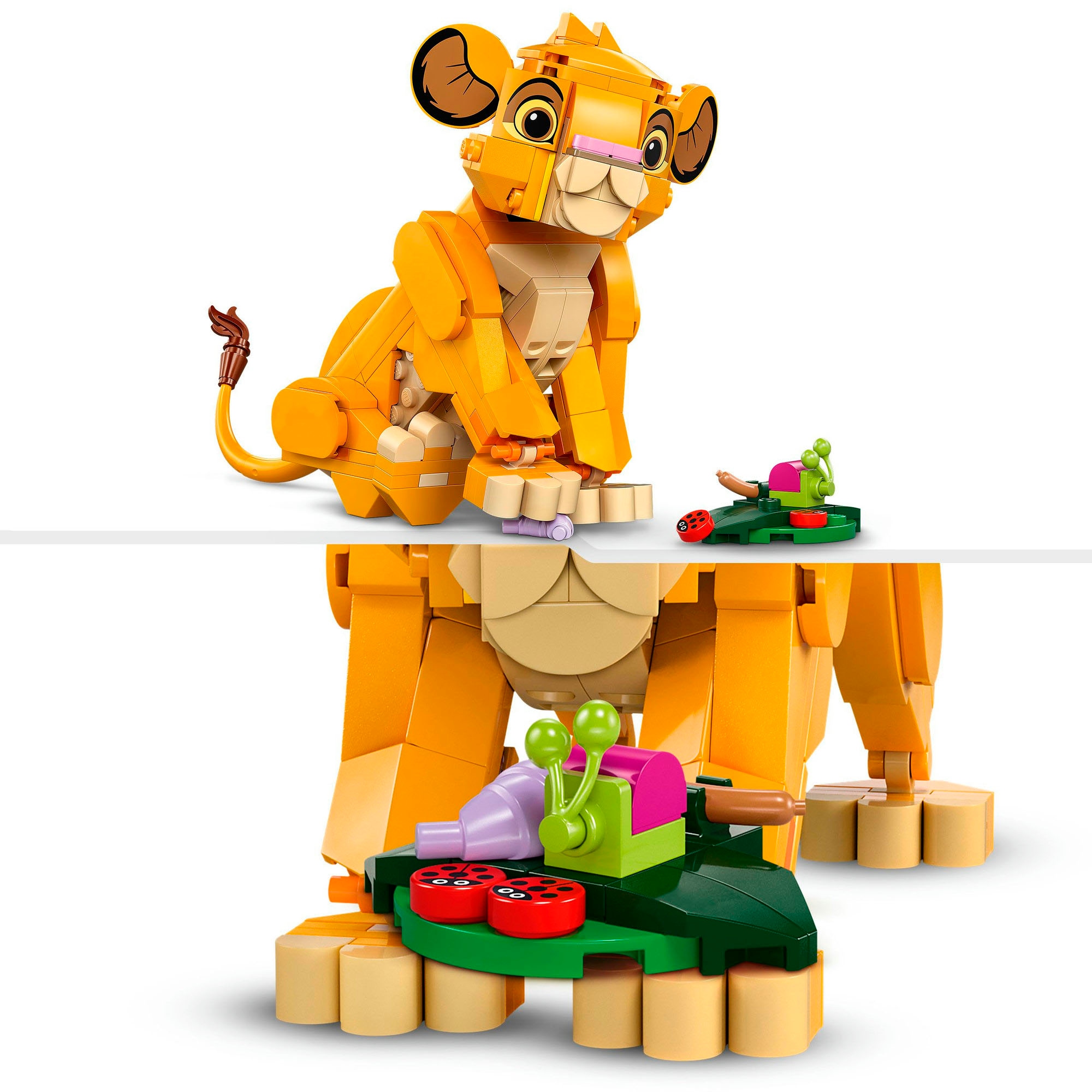 LEGO® Konstruktionsspielsteine »Simba, das Löwenjunge des Königs (43243), LEGO Disney Classic« Made in Europe