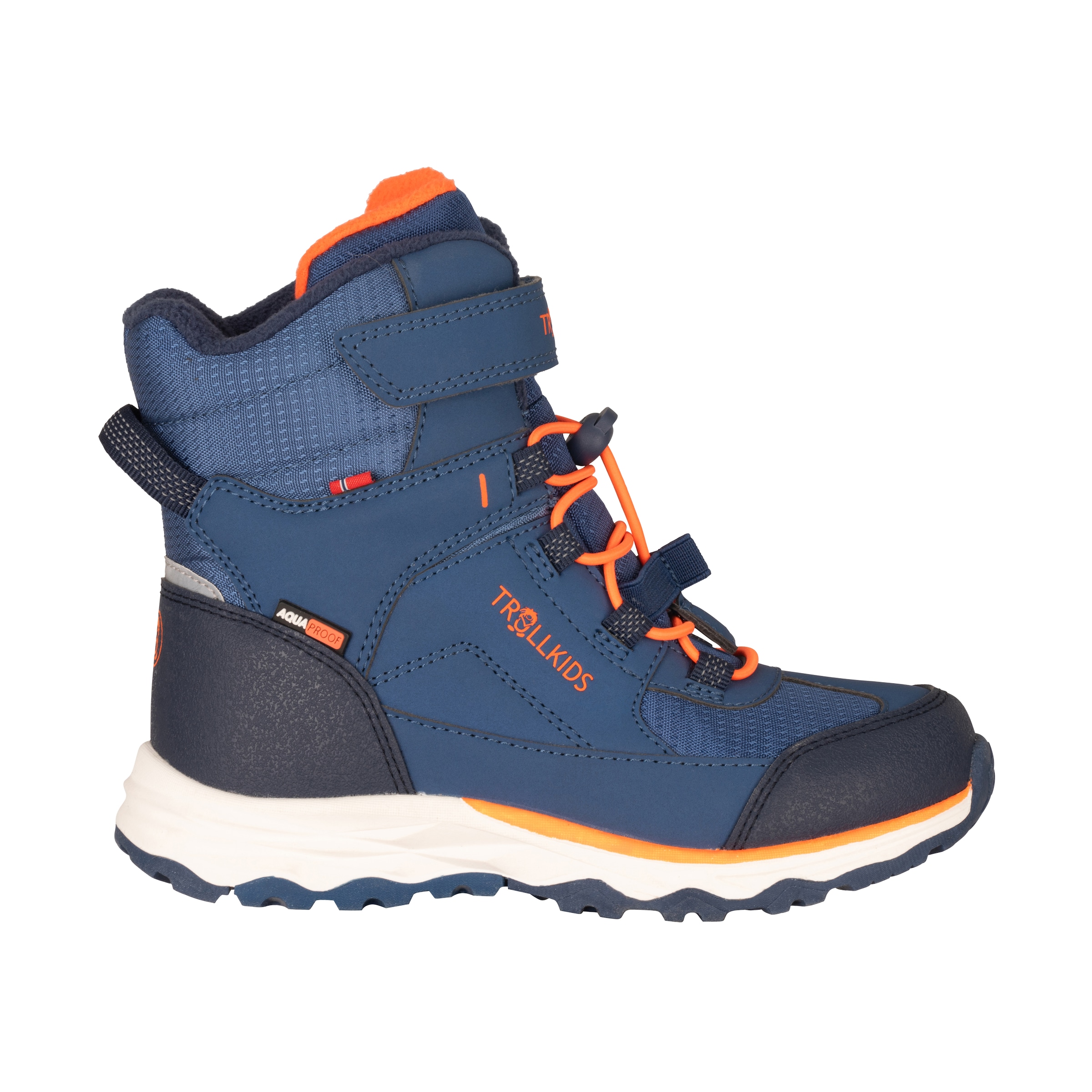 TROLLKIDS Winterstiefel »KIDS HAFJELL WINTER BOOTS XT«, wasserdicht, Klettverschluss, reflektierende Details