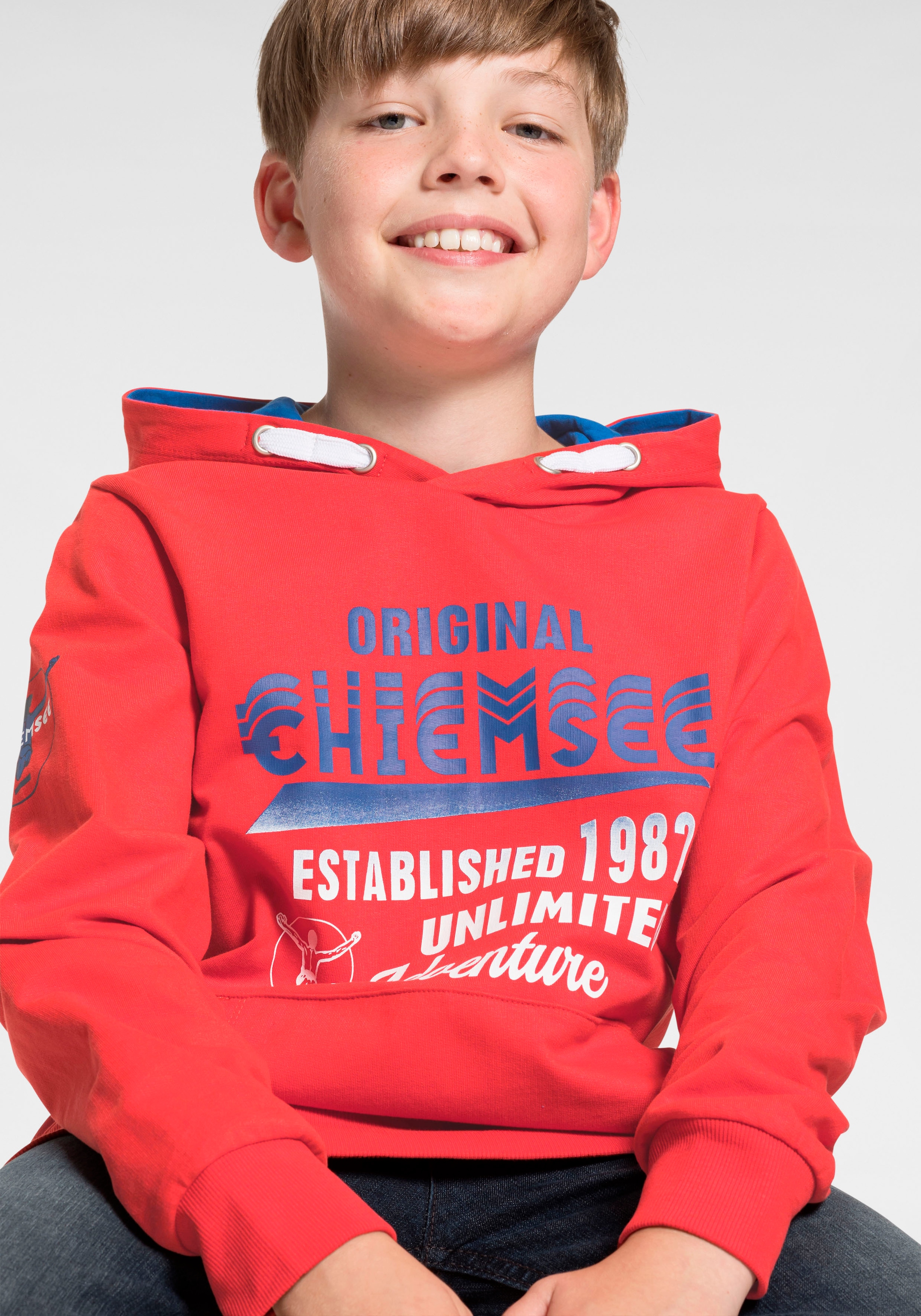 Chiemsee Kapuzensweatshirt, mit Kontrast-Futter