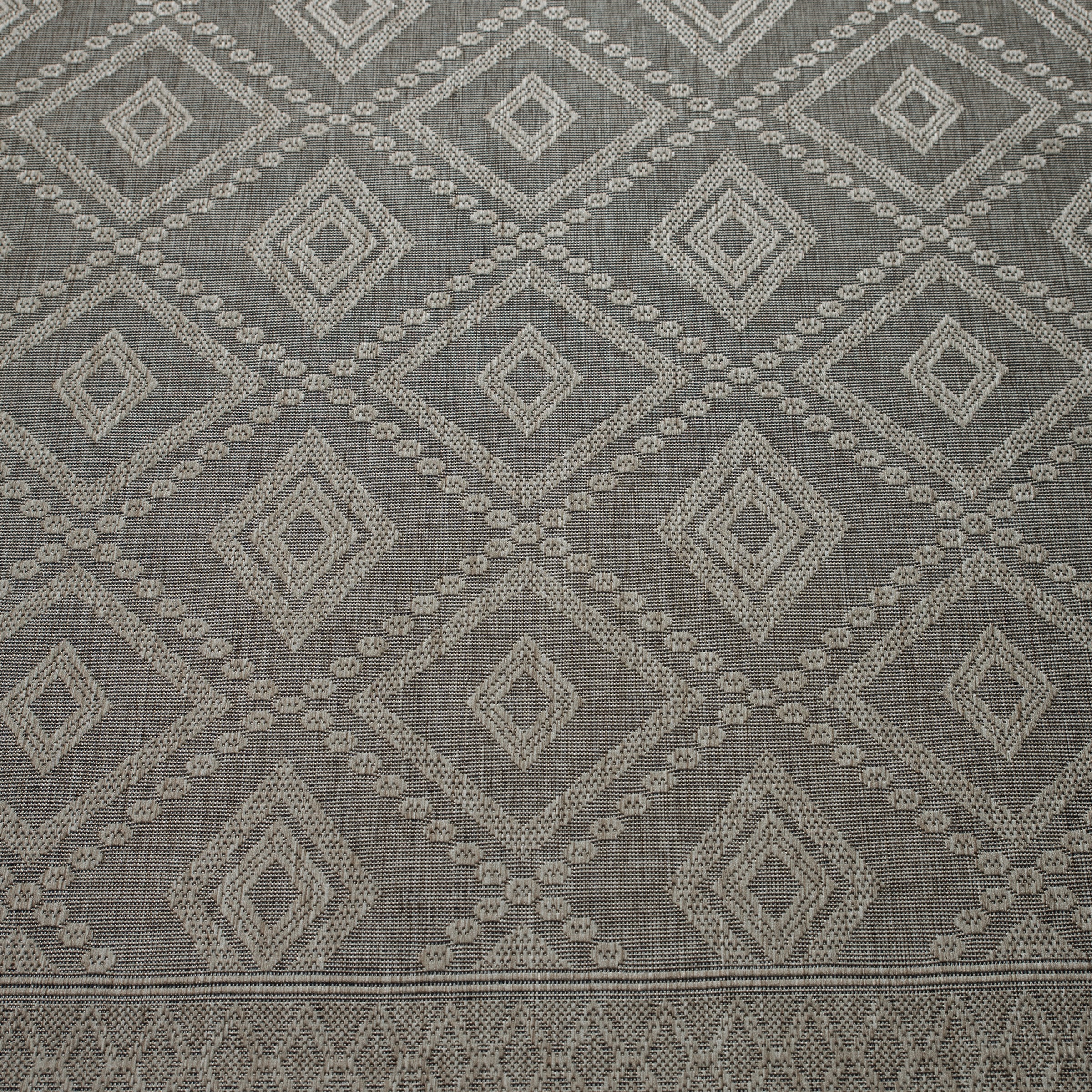 my home Tapis »Toronto auch als Läufer erhältlich« Rectangulaire 3 mm Höhe In- und Outdoor geeignet, Sisal-Optik, Wetterfest & UV-beständig, Boho