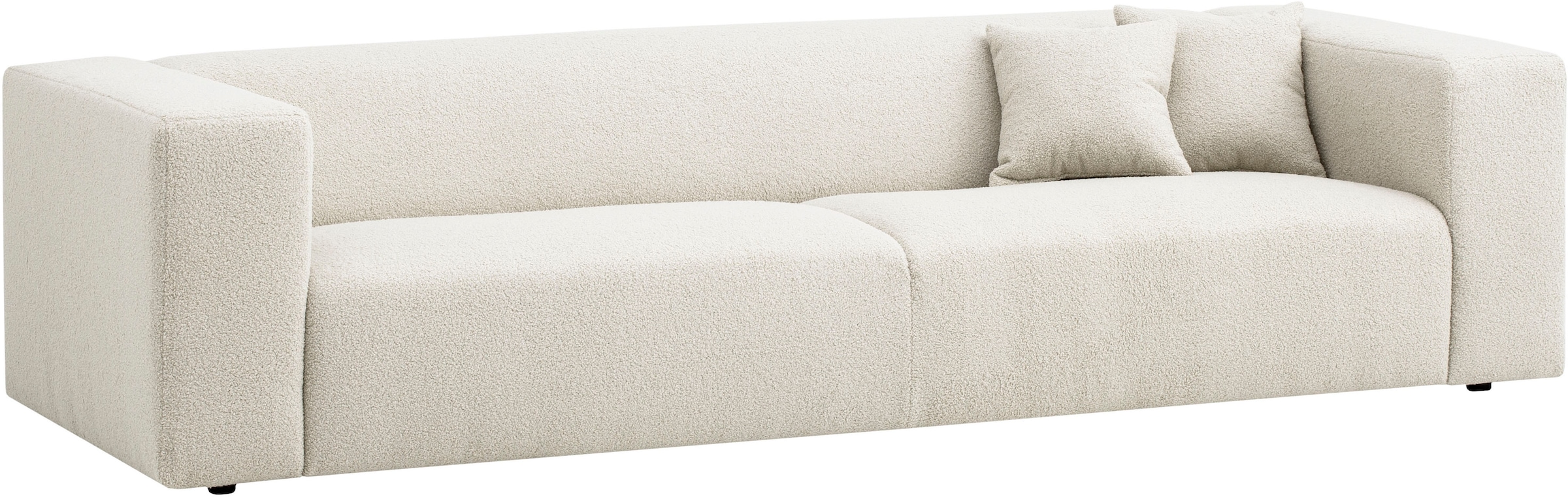 andas 3-Sitzer »BAKELS, Couch in Cord oder Boucle-Stoff, Sofa im modernen Design« bequemer Sitzkomfort,in 2 Stoffen und 8 Farben lieferbar