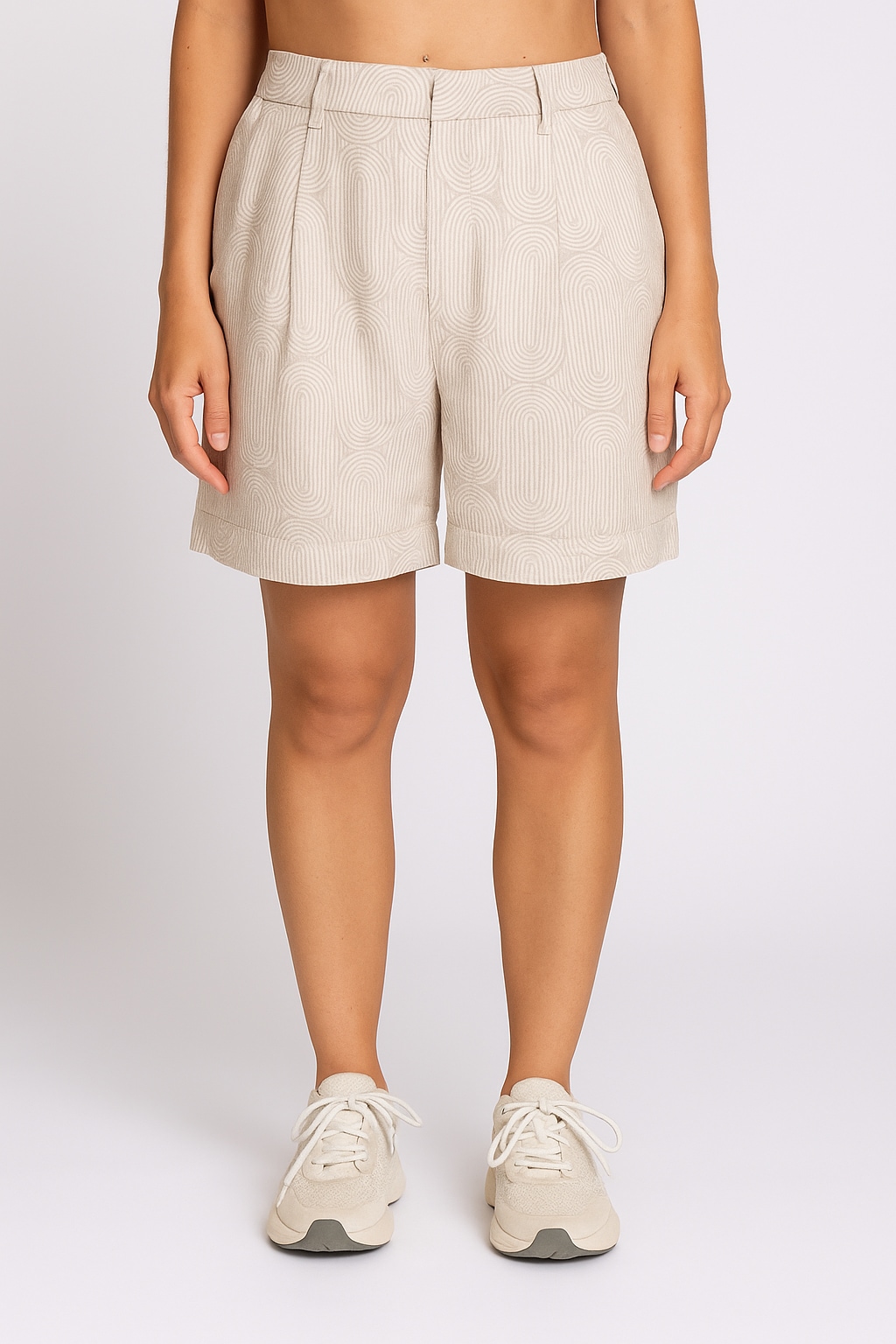 Image of Zhrill Chinoshorts "ZHFJELLA" normale Passform, für lässigen Look, mit grafischem Muster