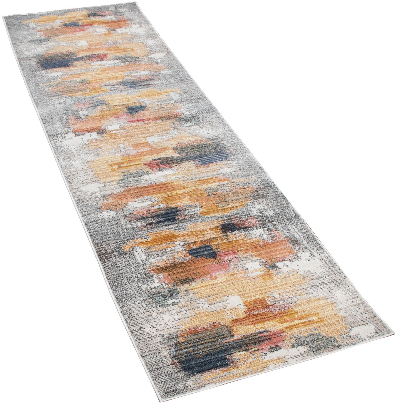 Image of Paco Home Läufer »Harnuba 755«, rechteckig, 9 mm Höhe, Teppich-Läufer, Kurzflor, modernes abstraktes Motiv, verwaschene Optik, ideal im Flur & Schlafzimmer bei Ackermann Versand Schweiz