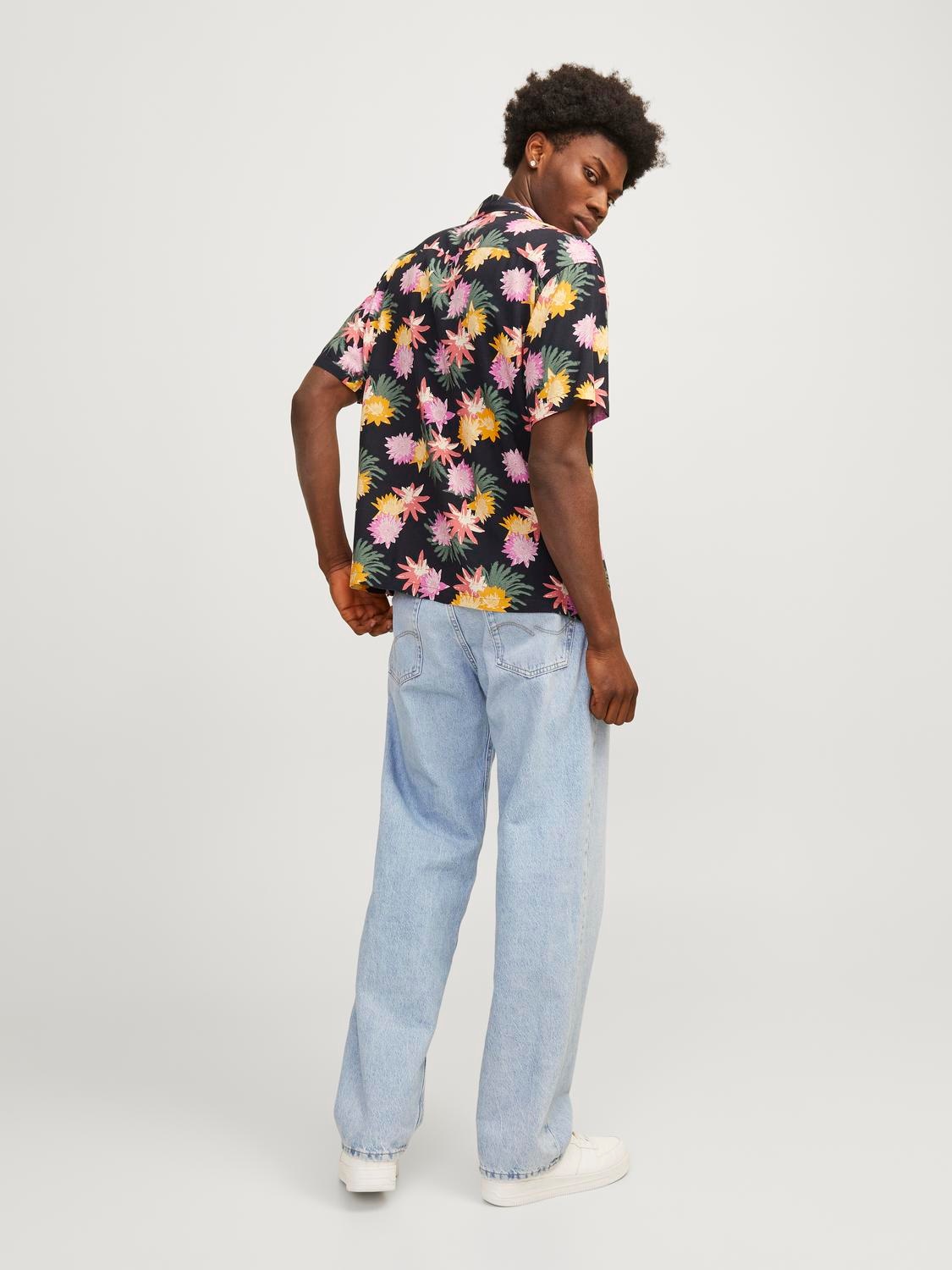 Jack & Jones Hawaiihemd »JORLUKE TAMPA AOP SHIRT SS SN«