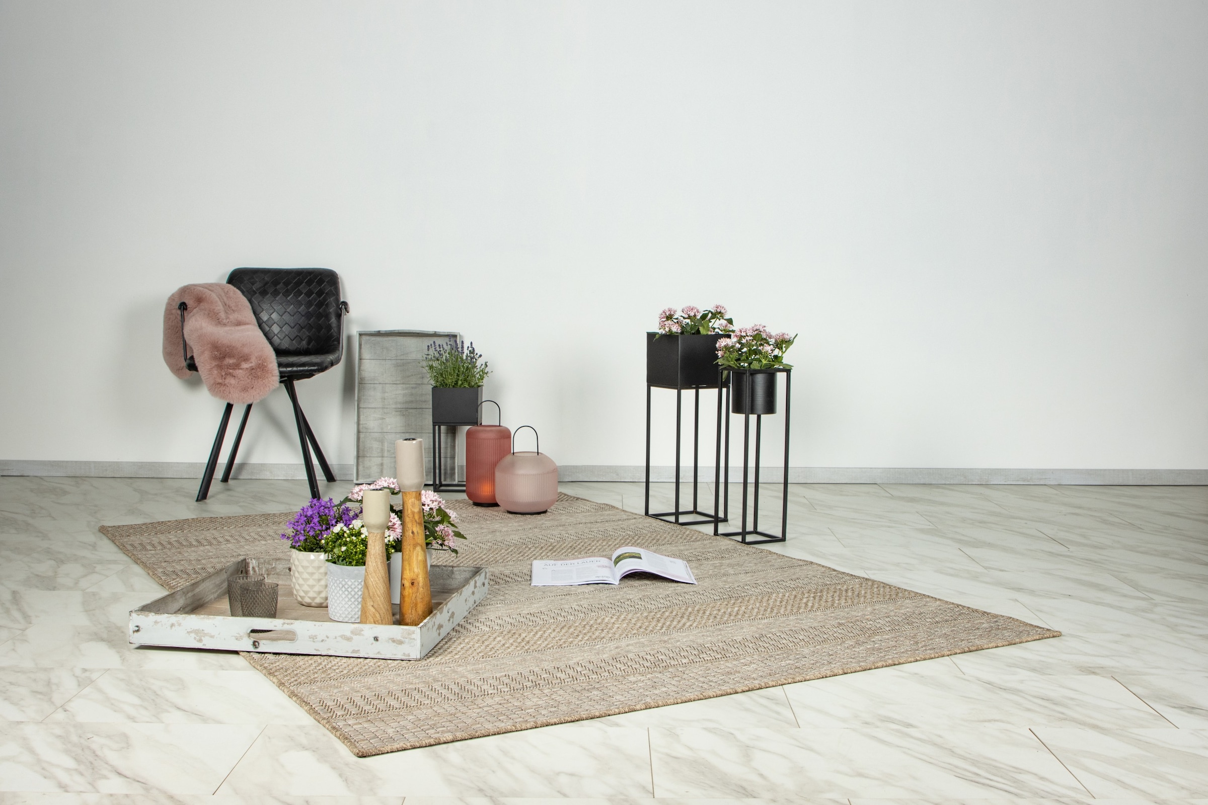 Kayoom Teppich »Sindra 325« rechteckig 9 mm Höhe Kurzflor