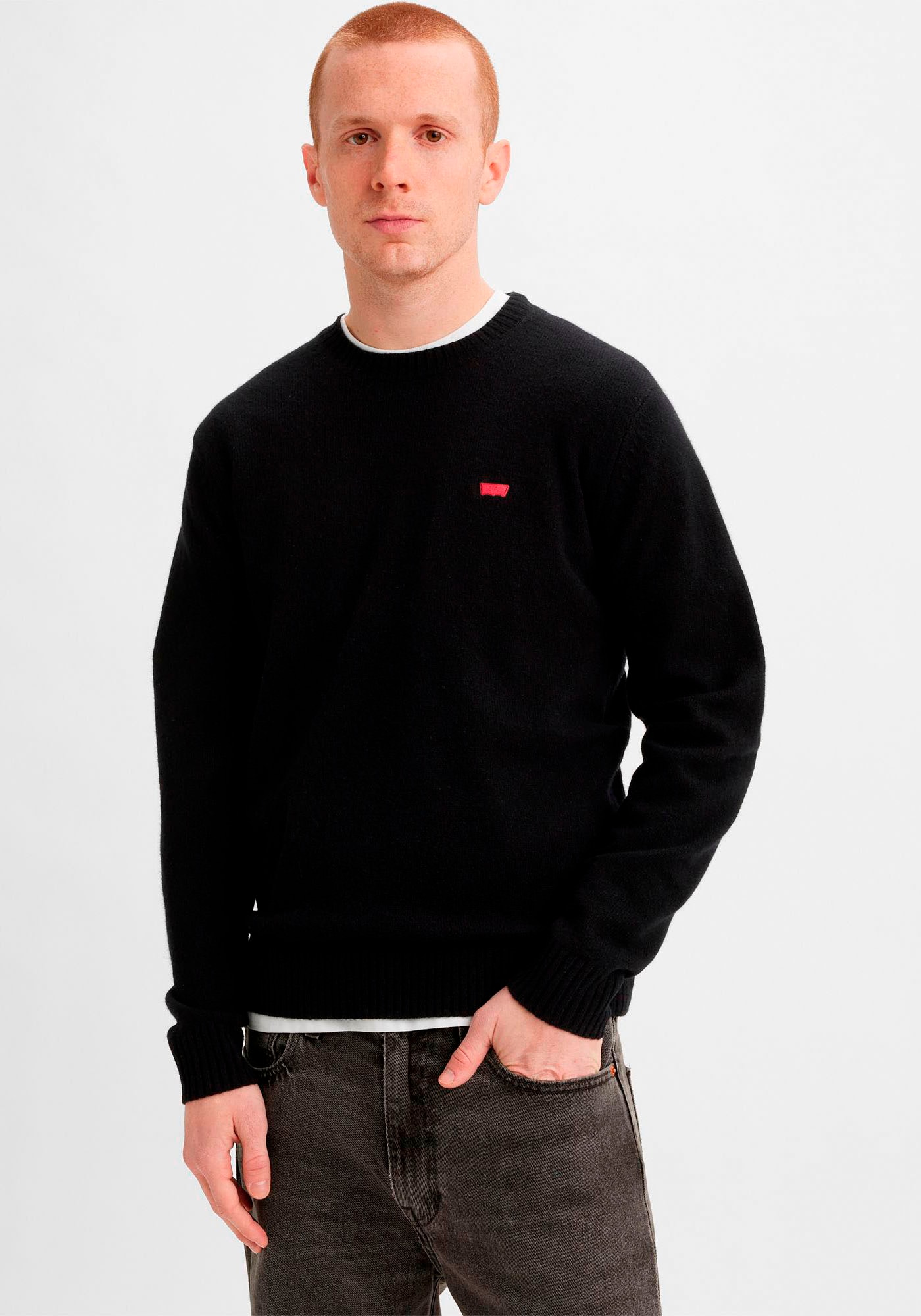 Image of Levis Wollpullover "ORIGINAL HM SWEATER" klassische Rundhalsform