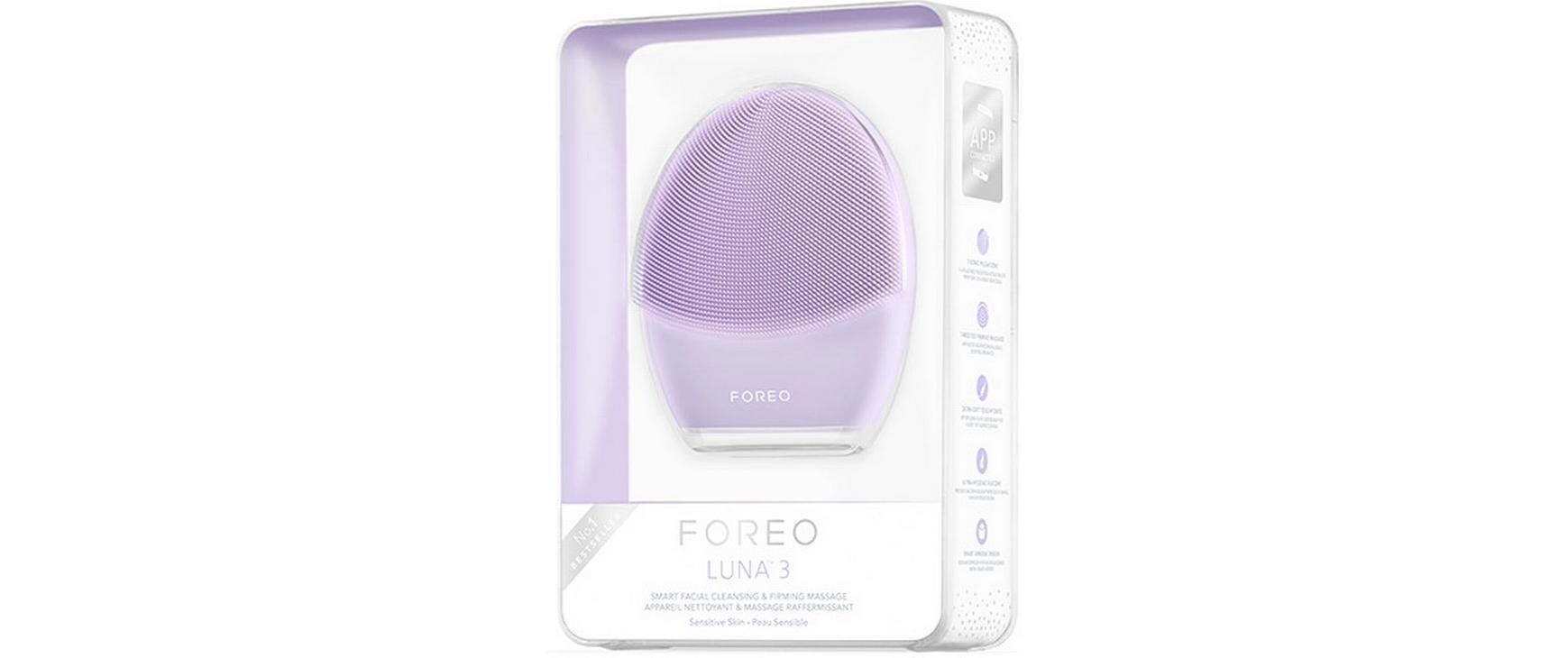 FOREO Elektrische Gesichtsreinigungsbürste »LUNA 3« für empfindliche Haut