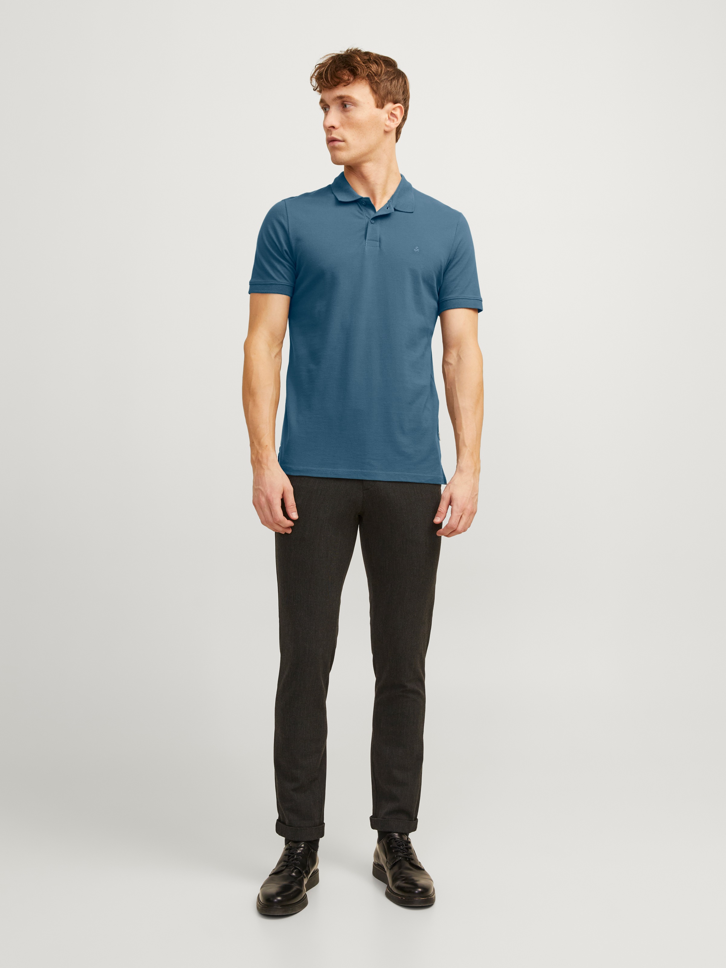 Jack & Jones Poloshirt »JJEBASIC POLO SS NOOS«, mit Logo Stickerei