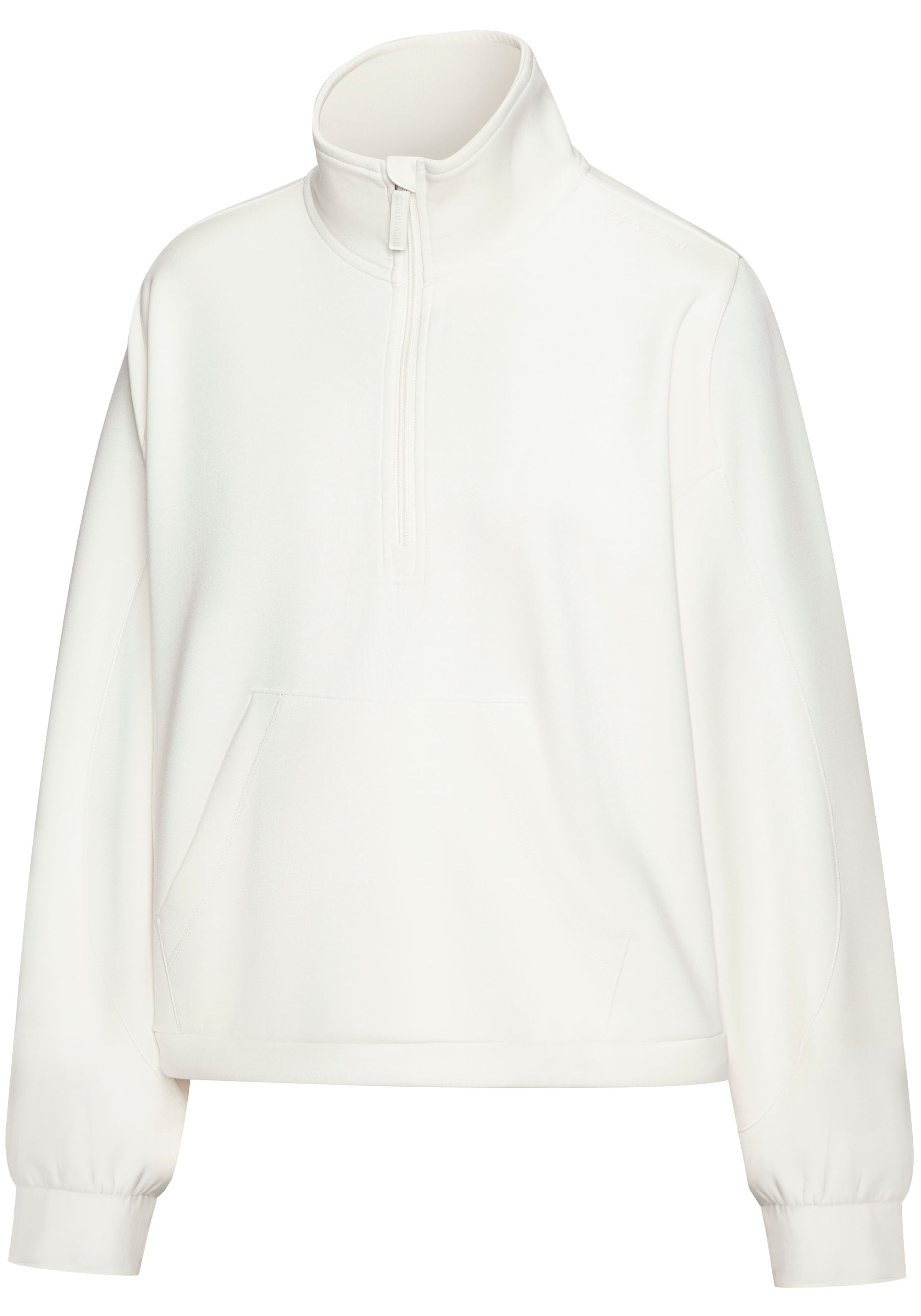 Copenhagen Studios Langarmshirt, aus hochwertigem Material mit Stehkragen und Reissverschluss