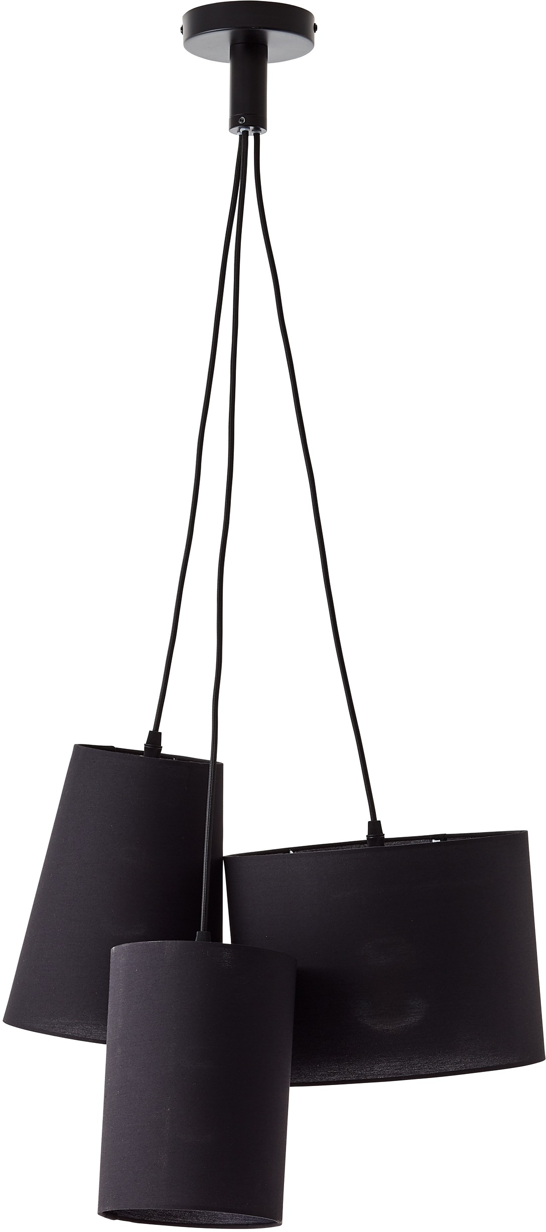 Image of Places of Style Pendelleuchte »Elijah«, E27, 1 St., Hängelampe Textilschirm Ø 44cm bei Ackermann Versand Schweiz