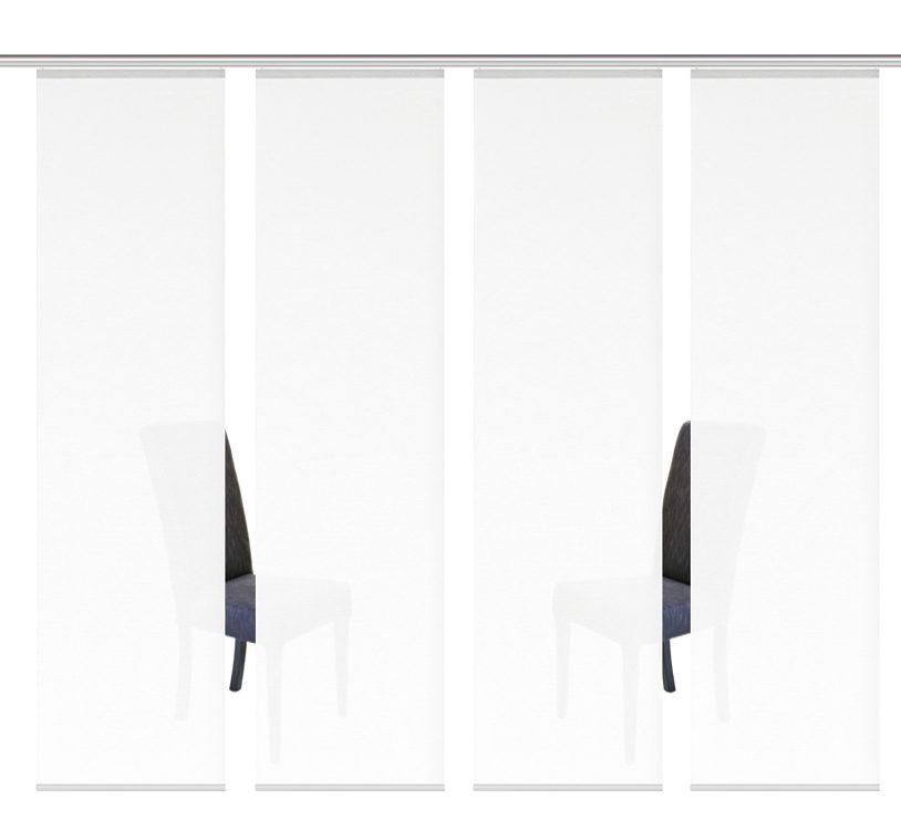 Image of HOME WOHNIDEEN Schiebegardine »ROMA«, (4 St.), HxB: 245x60, inkl. Befestigungszubehör bei Ackermann Versand Schweiz