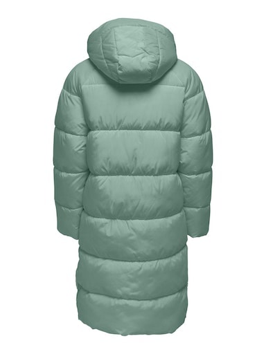 ONLY Steppmantel »ONLAMANDA LONG PUFFER COAT«, mit Kapuze