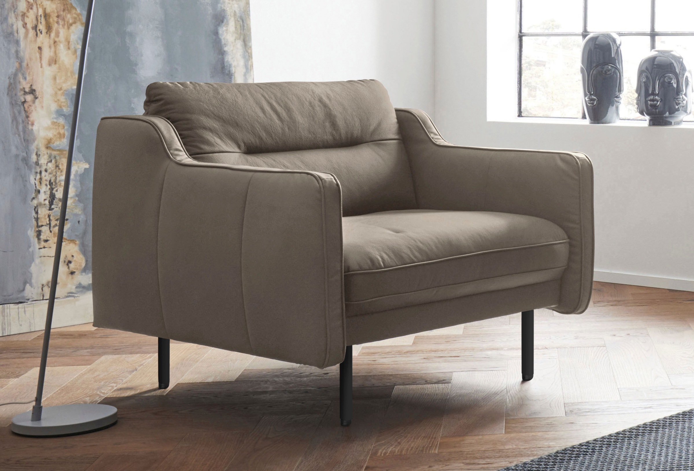 Home affaire Sessel "Nordfyn" edles Design in 3 Bezugsqualitäten, Design by Morten Georgsen