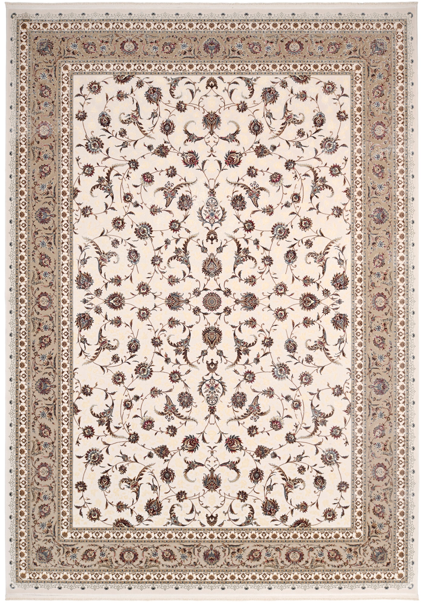 Image of OCI DIE TEPPICHMARKE Teppich "MYSTIC HERITAGE" rechteckig 7 mm Höhe florale Muster in 3D-Optik, maschinell gewebt, Viskose