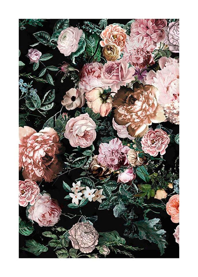 Image of Komar Bild "Charming Wild" Blumen 1 Stk. tlg. Wandbild zur Dekoration - ohne Rahmen