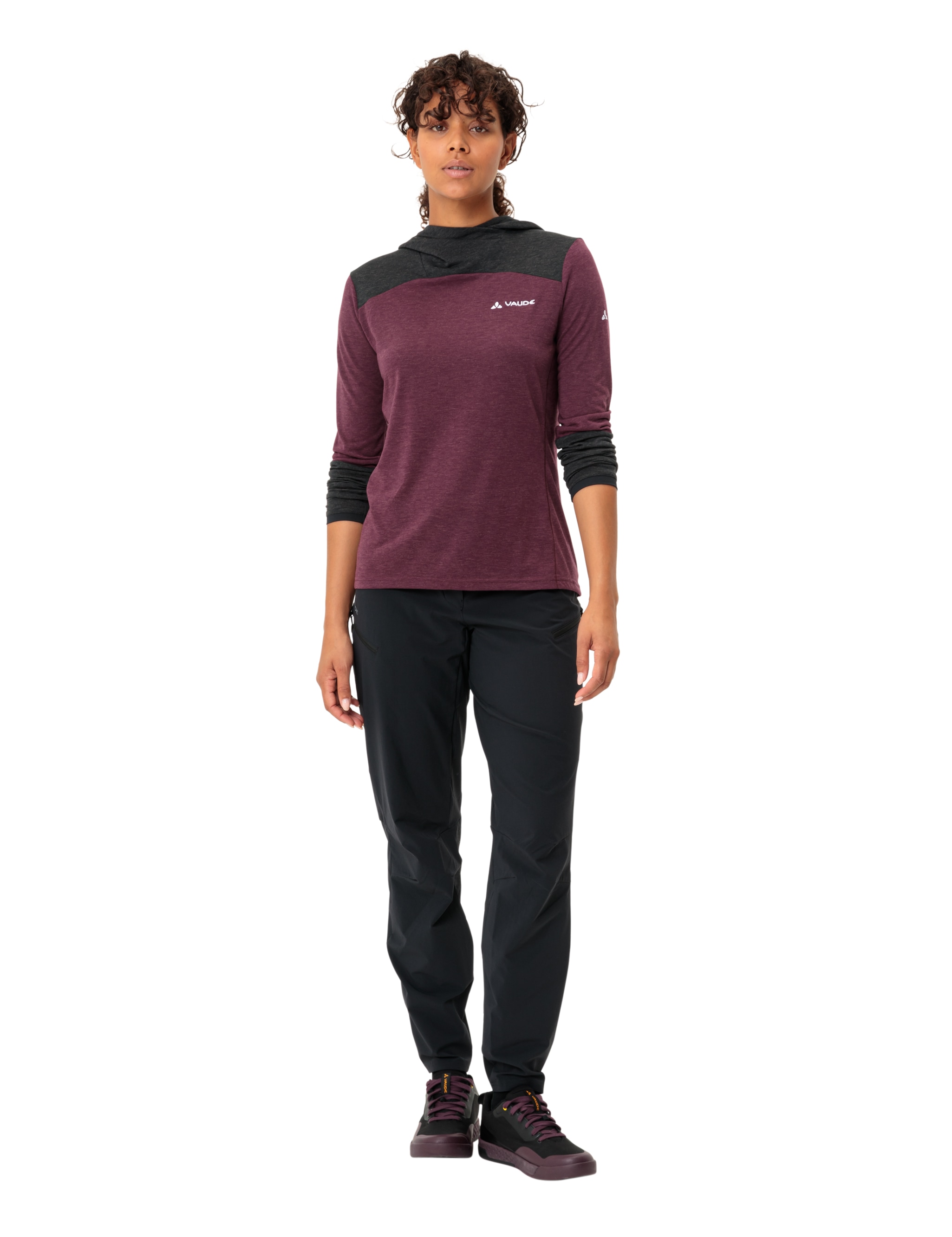 VAUDE Funktionsshirt »WOMEN'S TREMALZO LS SHIRT«, (1 tlg.), Rückentasche mit gewendetem Reissverschluss