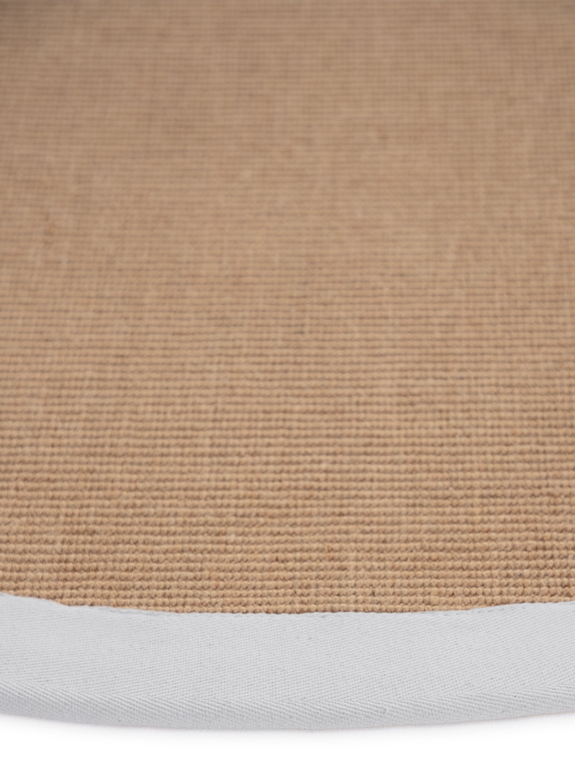 carpetfine Sisalteppich »Sisal«, rund, 5 mm Höhe, mit farbiger Bordüre, Anti-Rutsch Rückseite