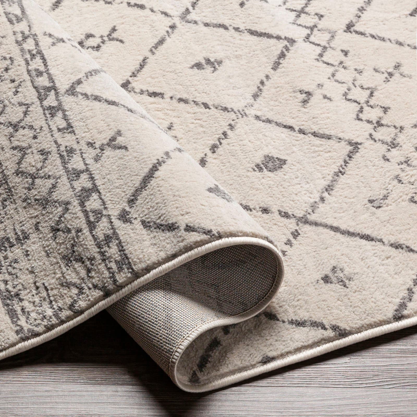 Livabliss Teppich »LIMA«, rechteckig, 9 mm Höhe, Berber, Ethnisch Boho Kurzflor Wohnzimmerteppich, Schlafzimmer