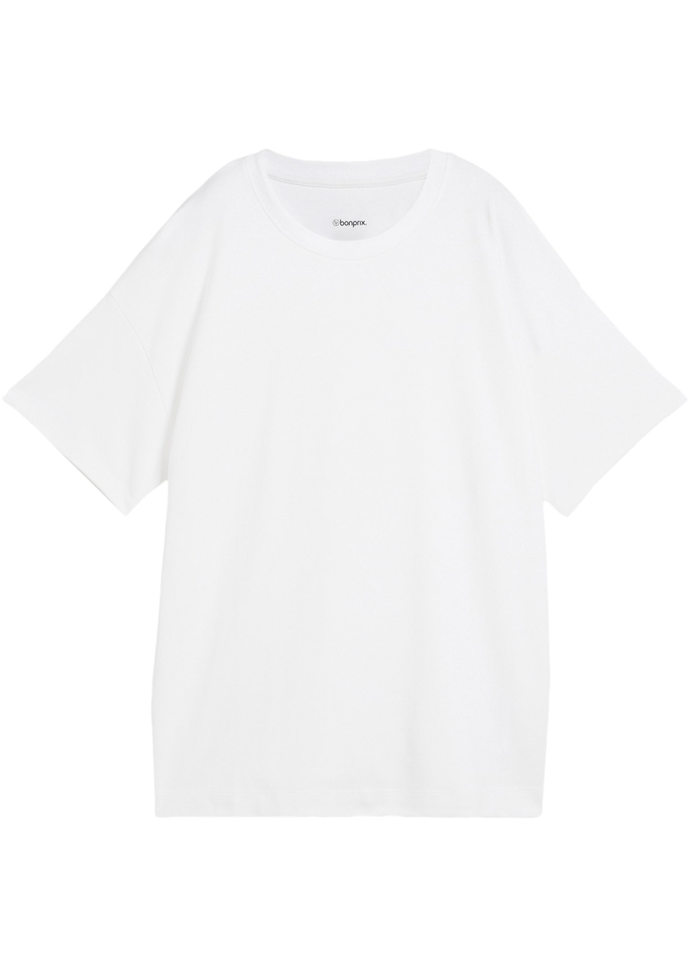 bonprix T-shirt oversize 1 Oversize-Passform, Halbarm-Design, aus Baumwolle