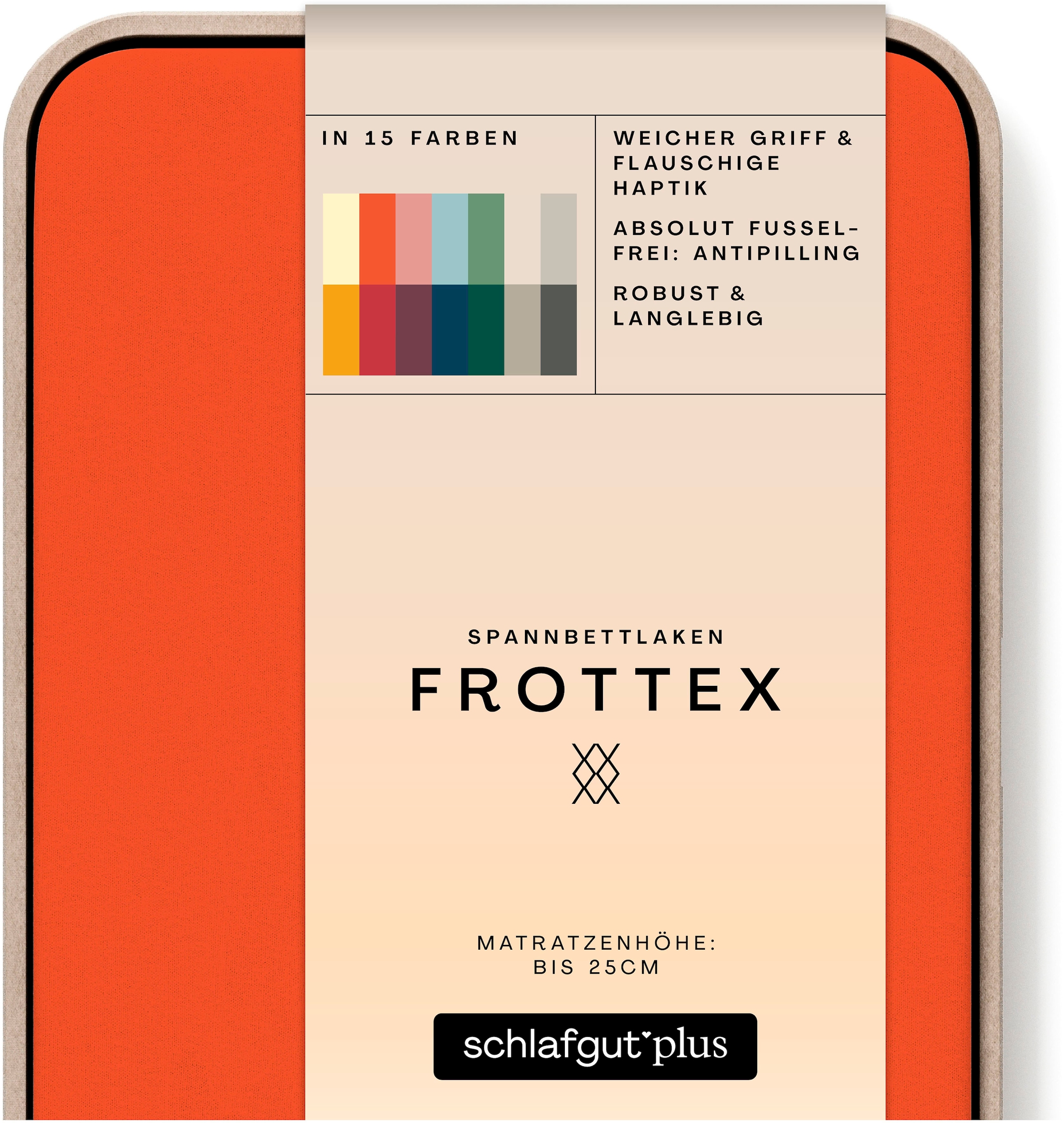 Schlafgut Spannbettlaken »Frottex«, 100% Frottee