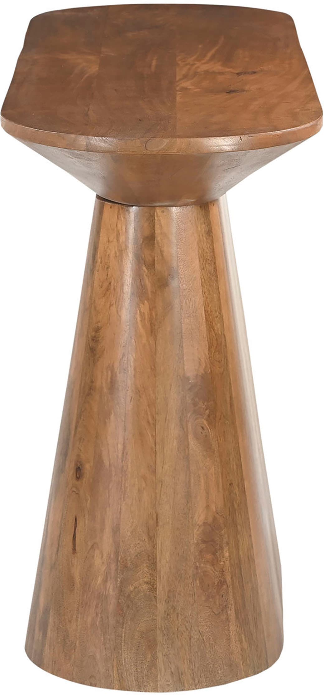 SIT Konsolentisch »Montreal oval aus massivem Mangoholz mit Sockelfuss« Ovale 120-cm-Platte & ovaler Sockelfuss aus massivem Mangoholz