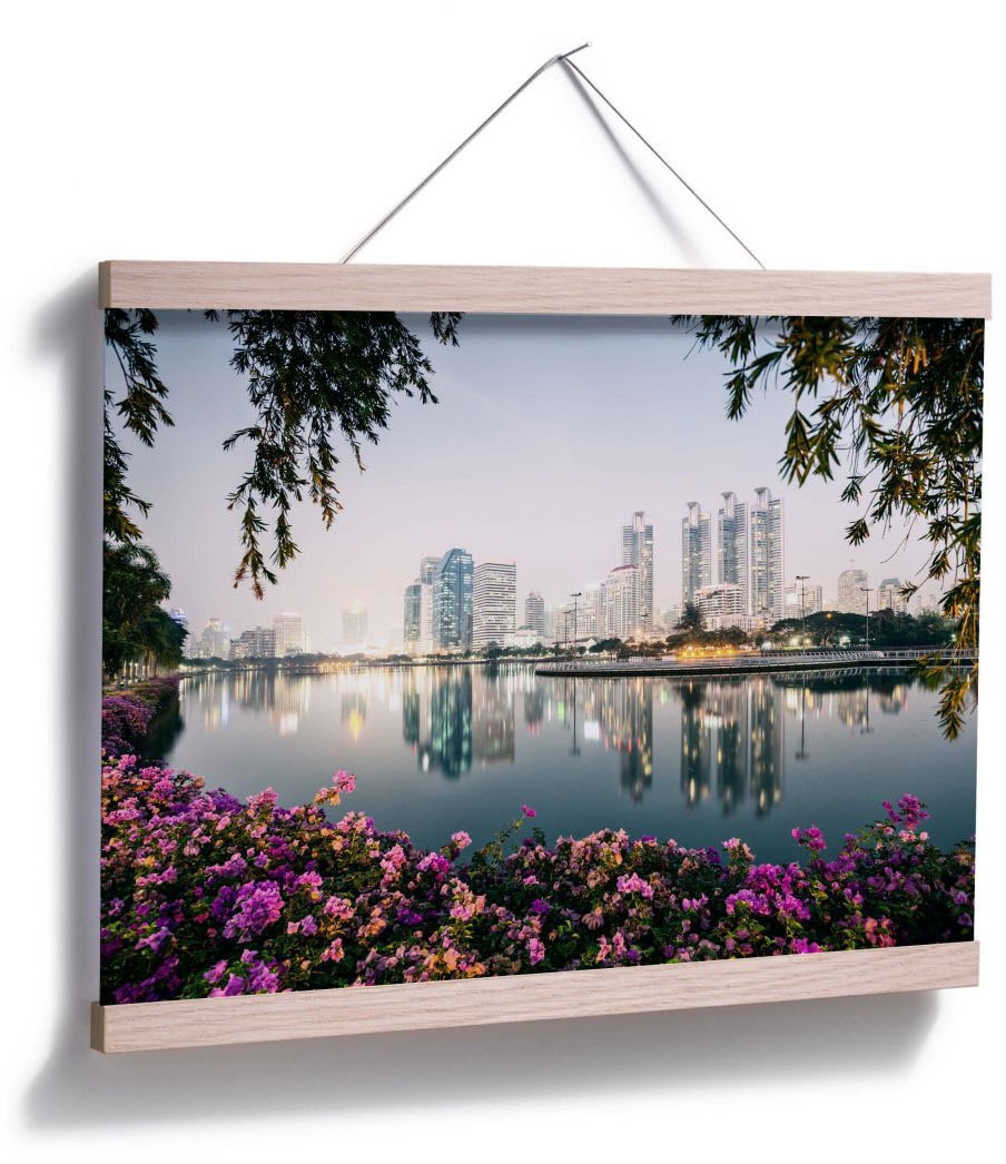 »Bangkok Landschaften, Bild, Poster, St.), Lichter«, Wall-Art günstig Wandbild, kaufen (1 Poster Wandposter
