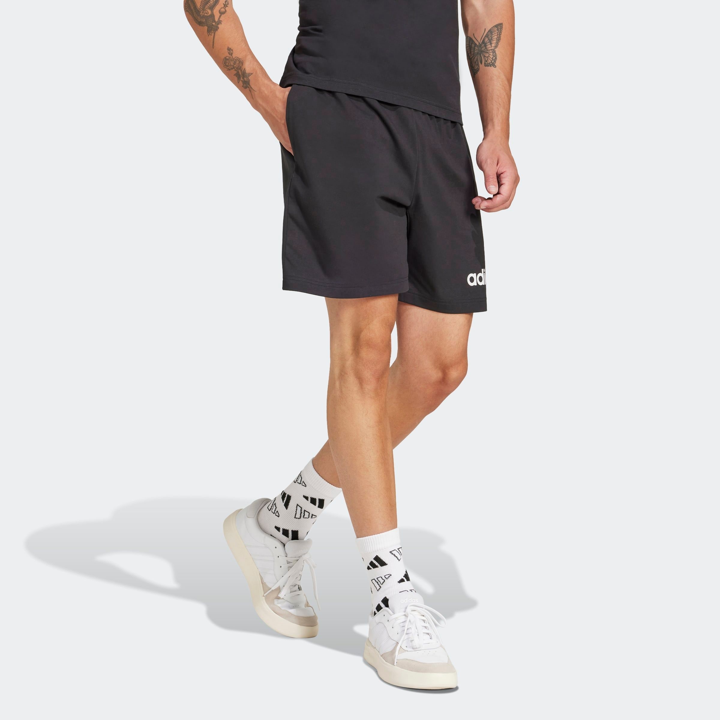 adidas Sportswear Shorts »ESSENTIALS LINEAR SINGLE JERSEY«