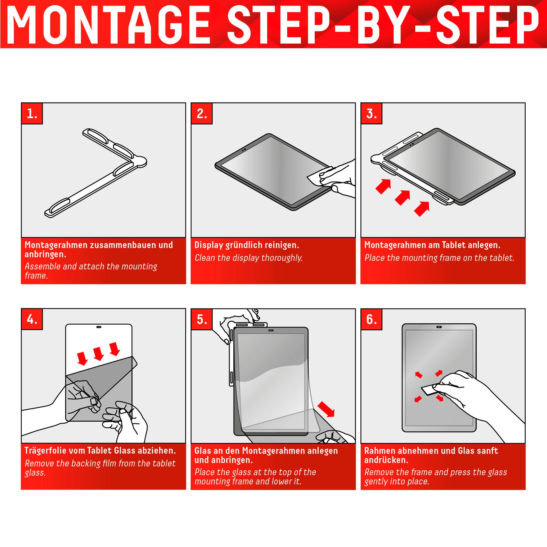 Displex Displayschutzfolie »Tablet Glass iPad (7/8/9 Gen)/Air (3. Gen)« für iPad (7/8/9 Gen)/Air (3. Gen)