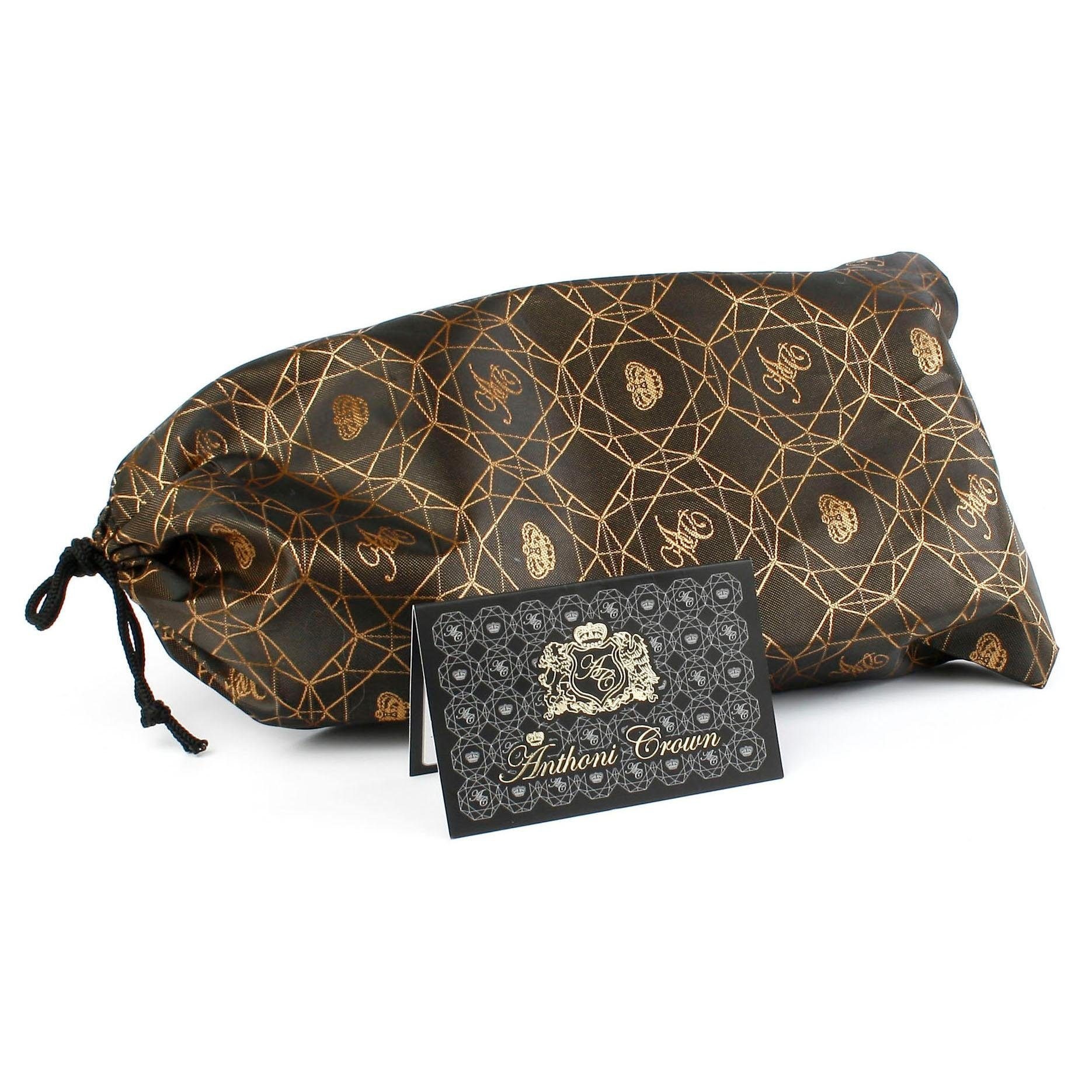 Anthoni Crown Ceinture en cuir Vollleder Jeansgürtel in dunkelblau