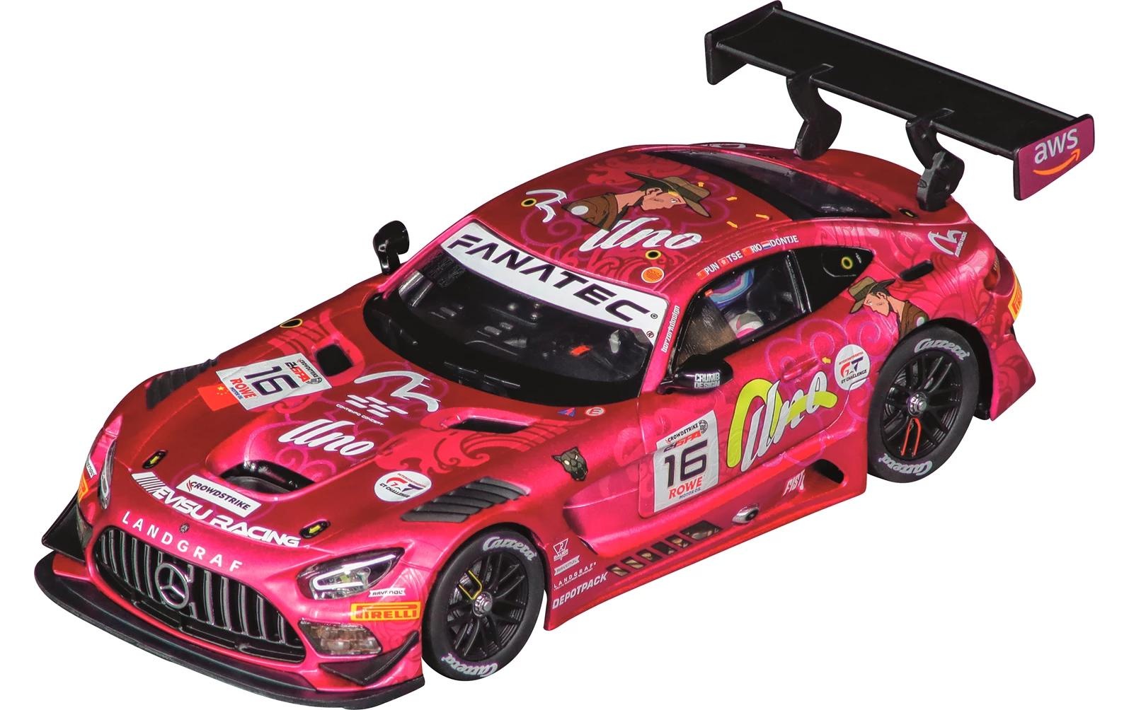 Image of Carrera Rennbahn-Auto "Mercedes AMG GT3 Evo No.16 Slotcar 1:32" Licht, Rücklicht