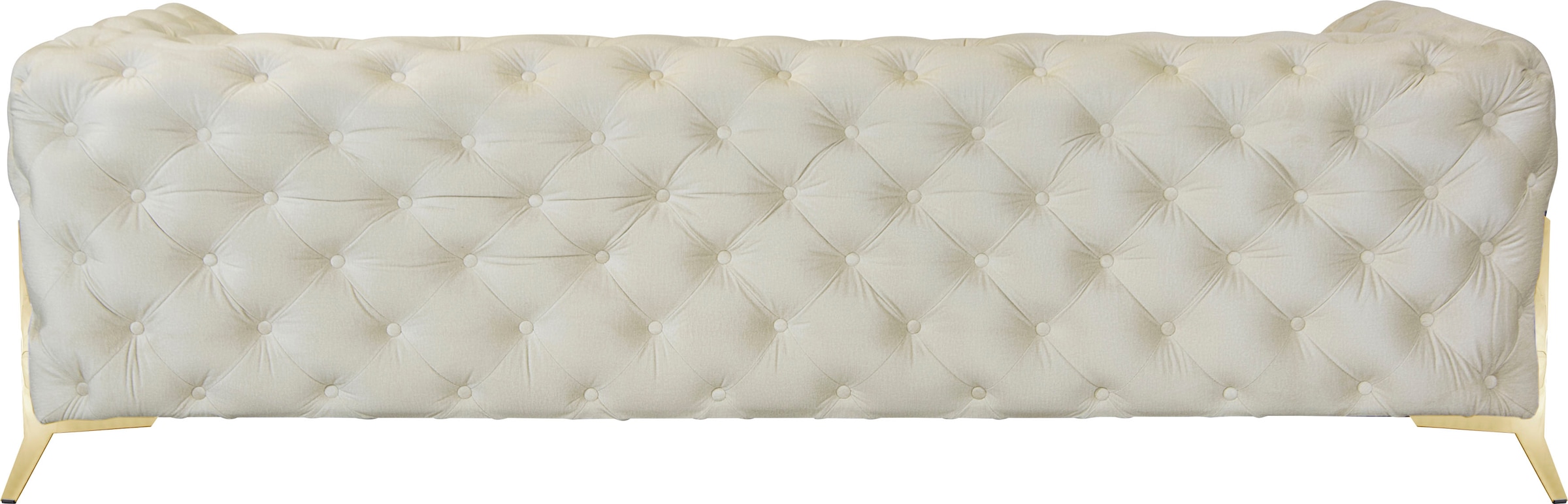 Leonique Chesterfield-Sofa »Amaury«, aufwändige Knopfheftung, moderne Chesterfield Optik, Fussfarbe wählbar