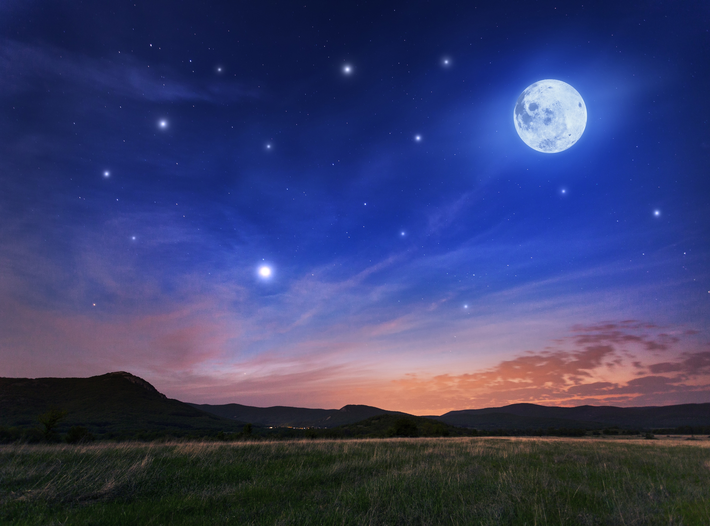 Image of Papermoon Fototapete "Full Moon" glatt