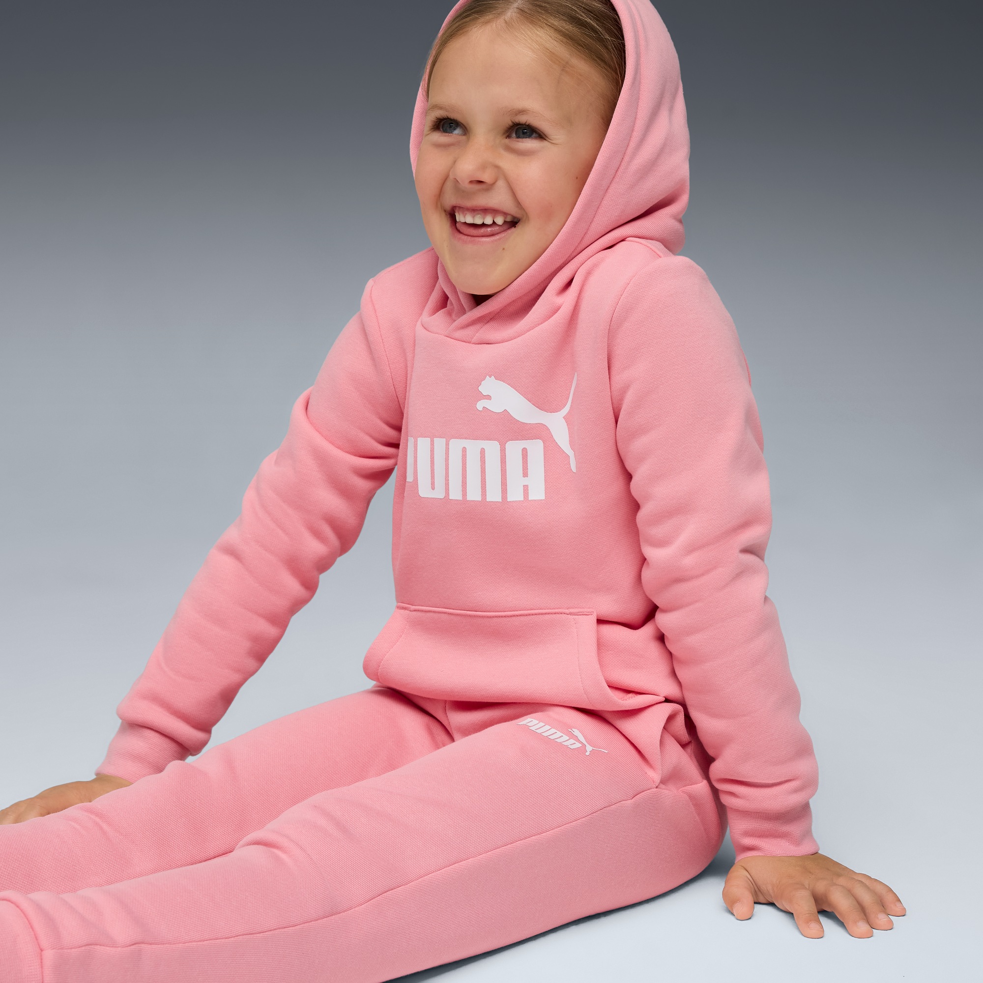 PUMA Trainingsanzug »ESS NO.1 LOGO SWEAT SUIT FL PS«, (2 tlg.)