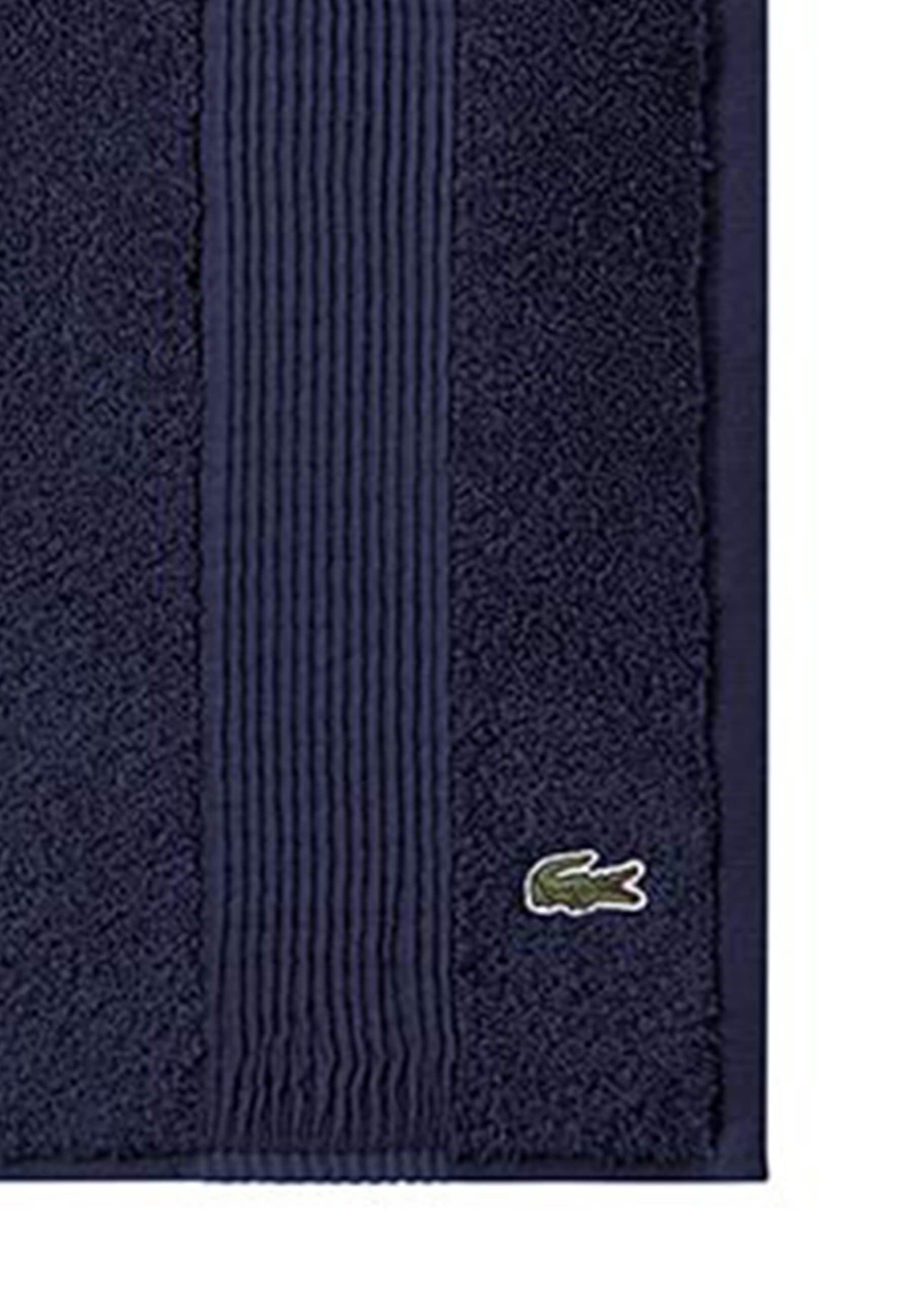 Lacoste Tapis de bain »LLECROCO« Höhe 3 mm Séchage rapide avec applications d'étiquettes